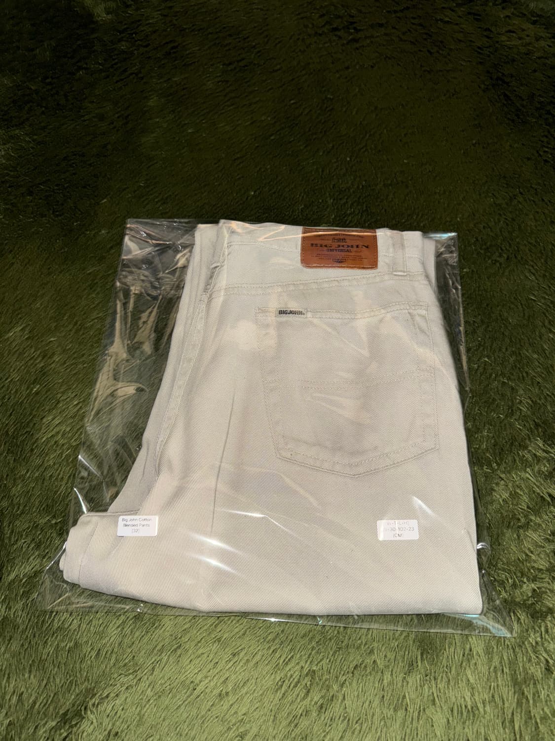 [32] Big John 빅존 코튼 블렌디드 이지 팬츠 베이지 상품이미지10