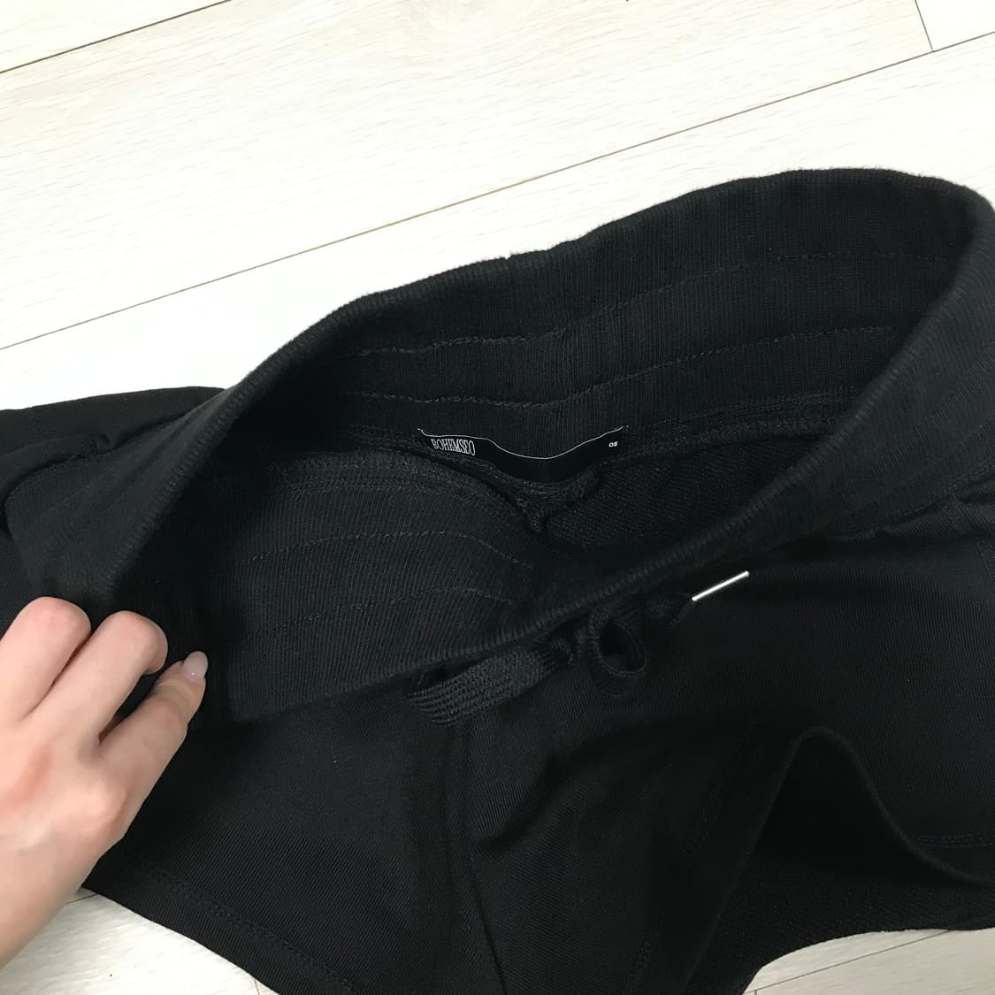 보헤미안 서울 베이직 스웻 쇼츠 블랙 상품이미지4