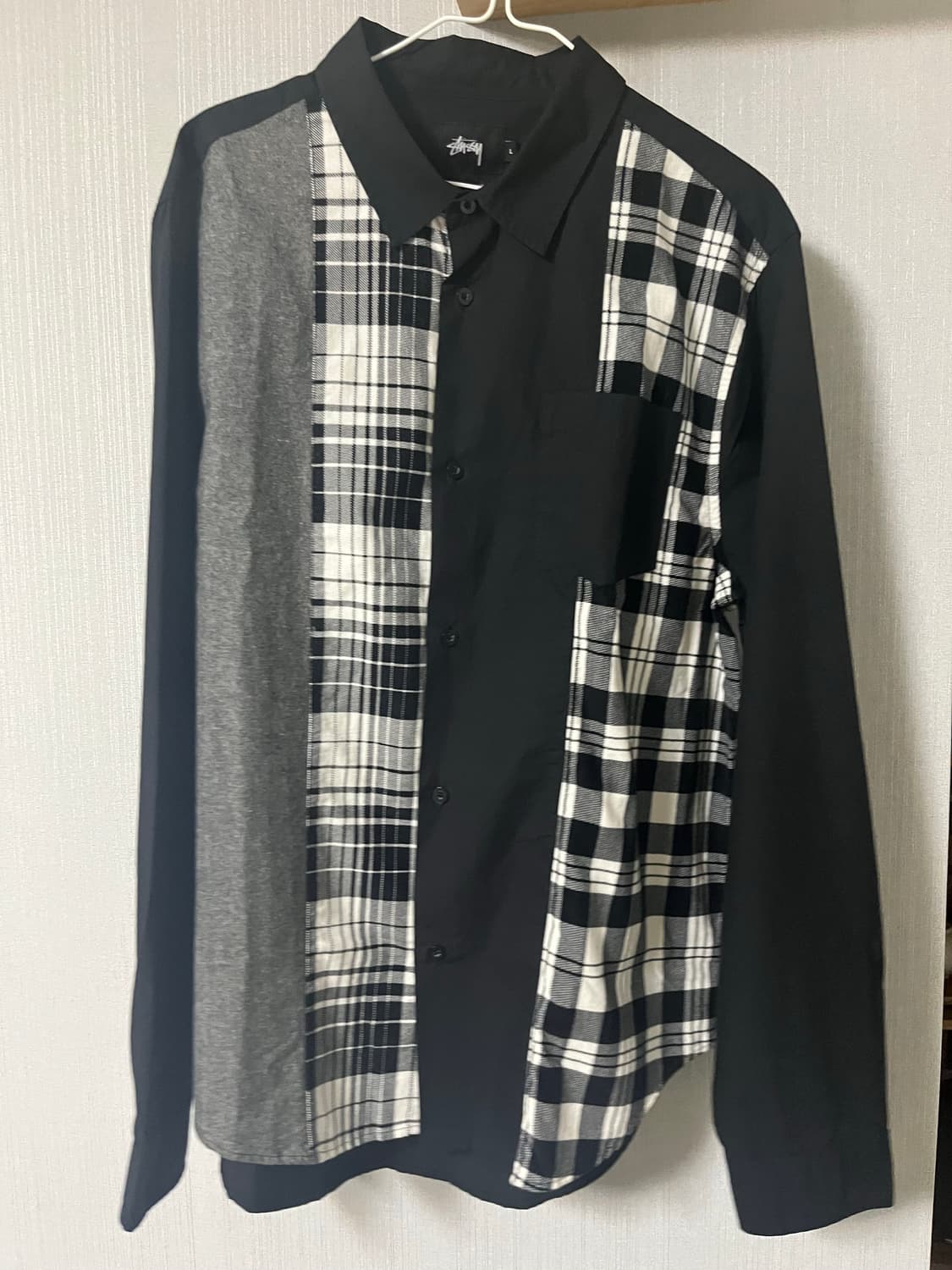 스투시 MIXED PANEL SHIRT 상품이미지3