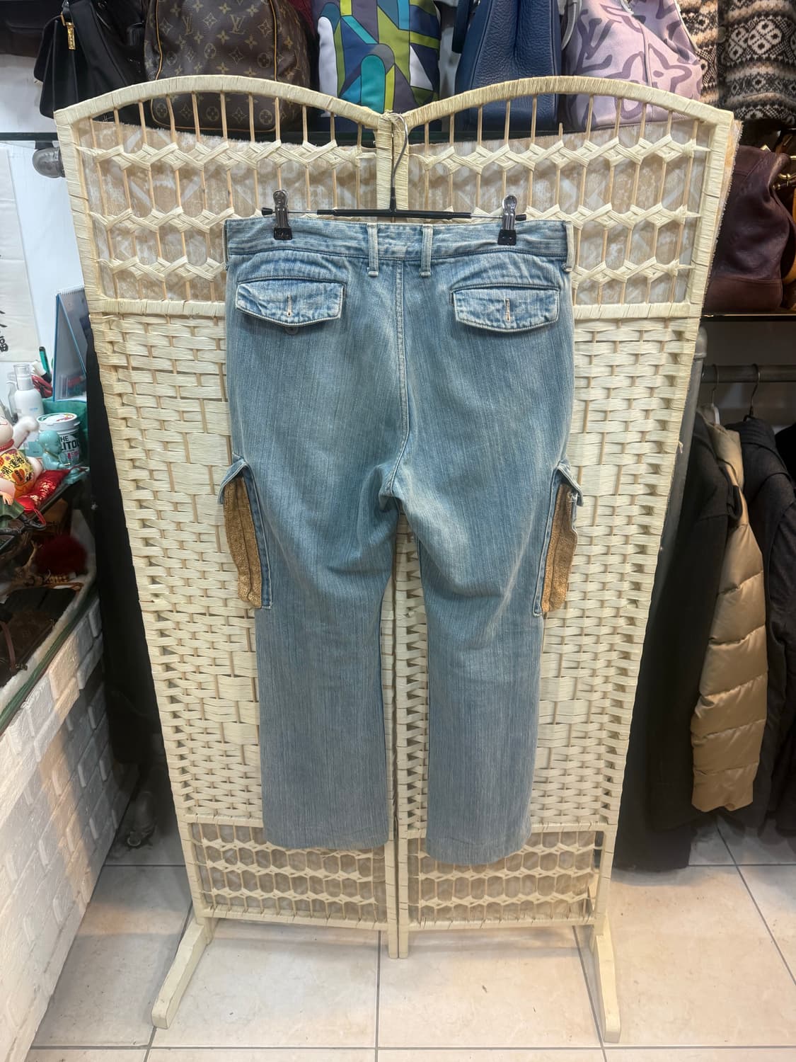 3/32 정품 캐피탈 데님 카고바지 팝니다 상품이미지6