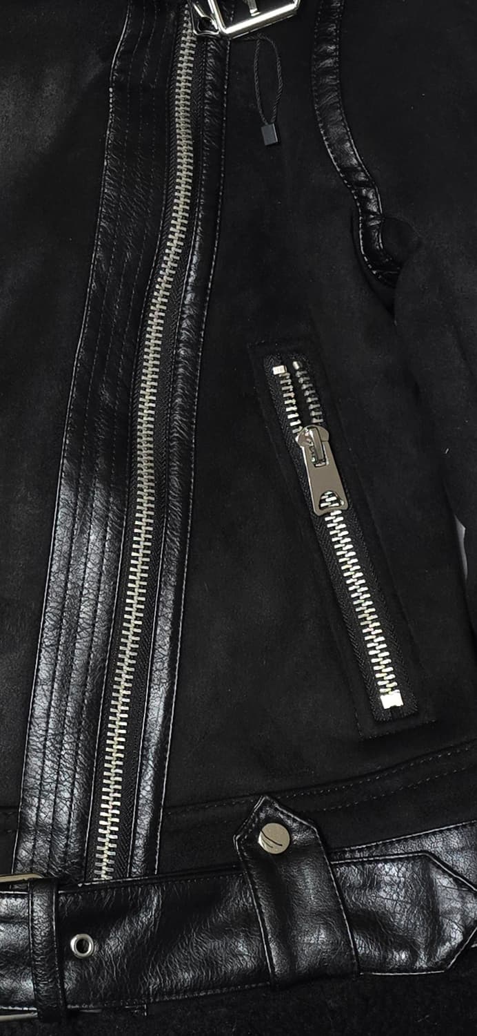 자라 블랙 무스탕 XS 상품이미지6