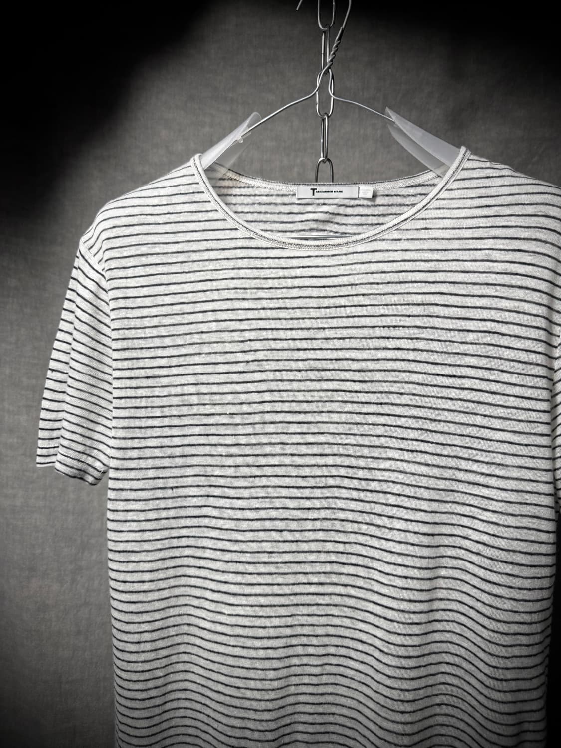 Alexander Wang Striped Linen T Shirt 상품이미지2