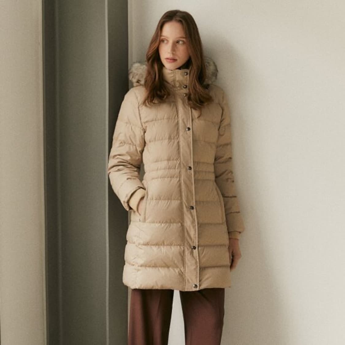 [M] Tommy 타미힐피거 신형 우먼즈 다운 롱 패딩 코트 상품이미지3