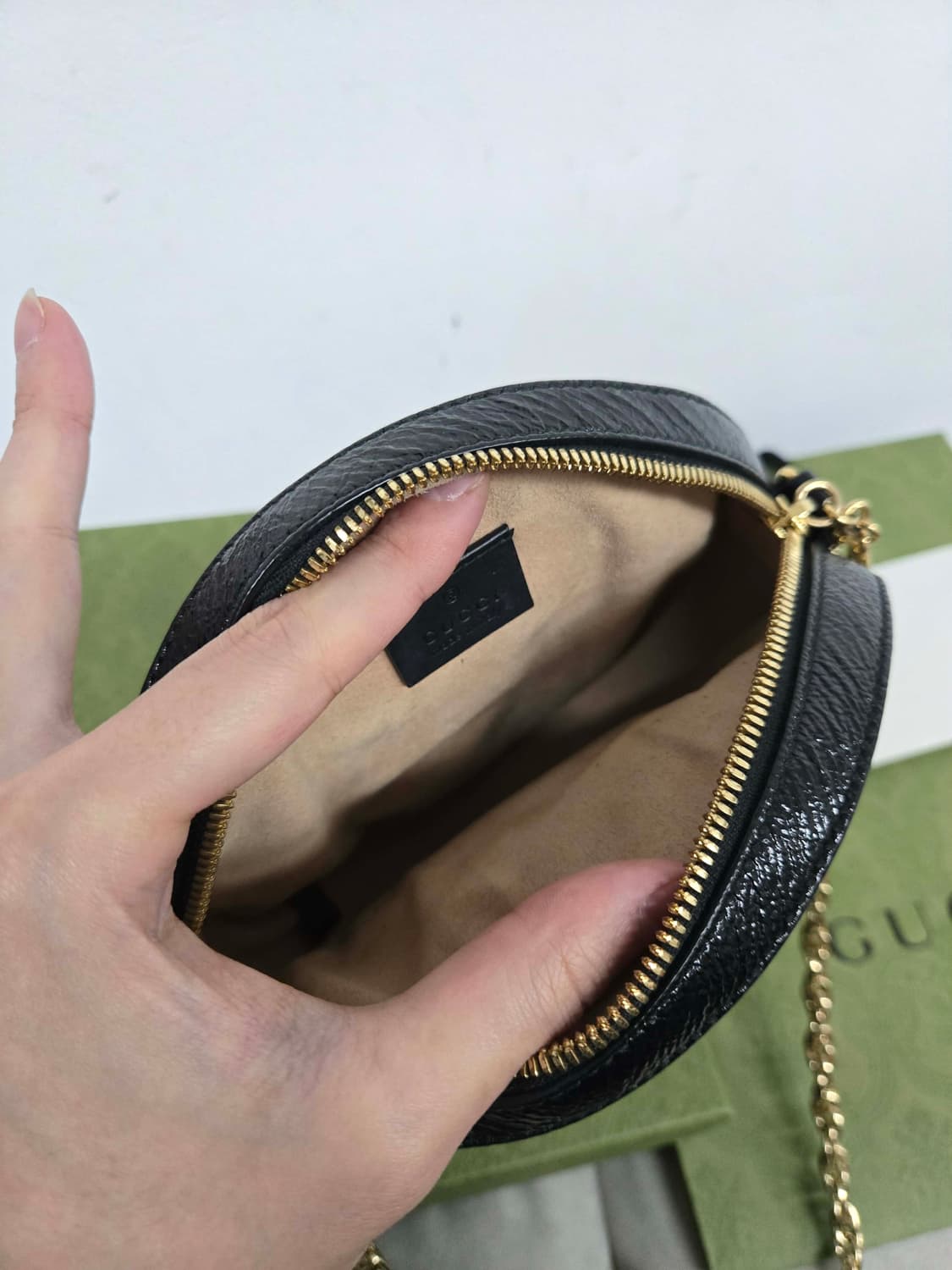 [보증서 정품] 구찌 오피디아 GG 라운드백 상품이미지2