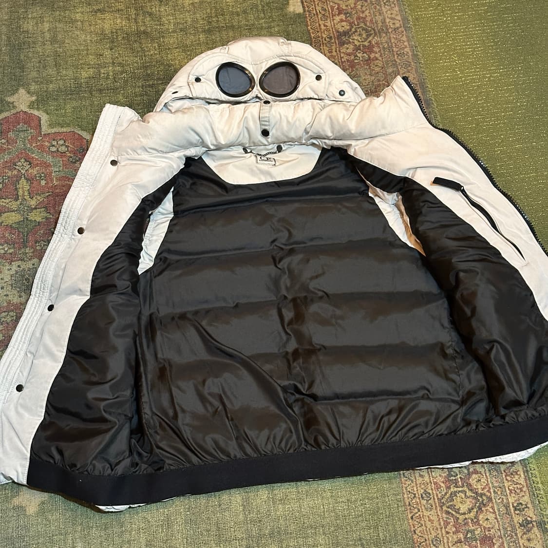 cp 컴퍼니 구스다운 고글 조끼 패딩 상품이미지3