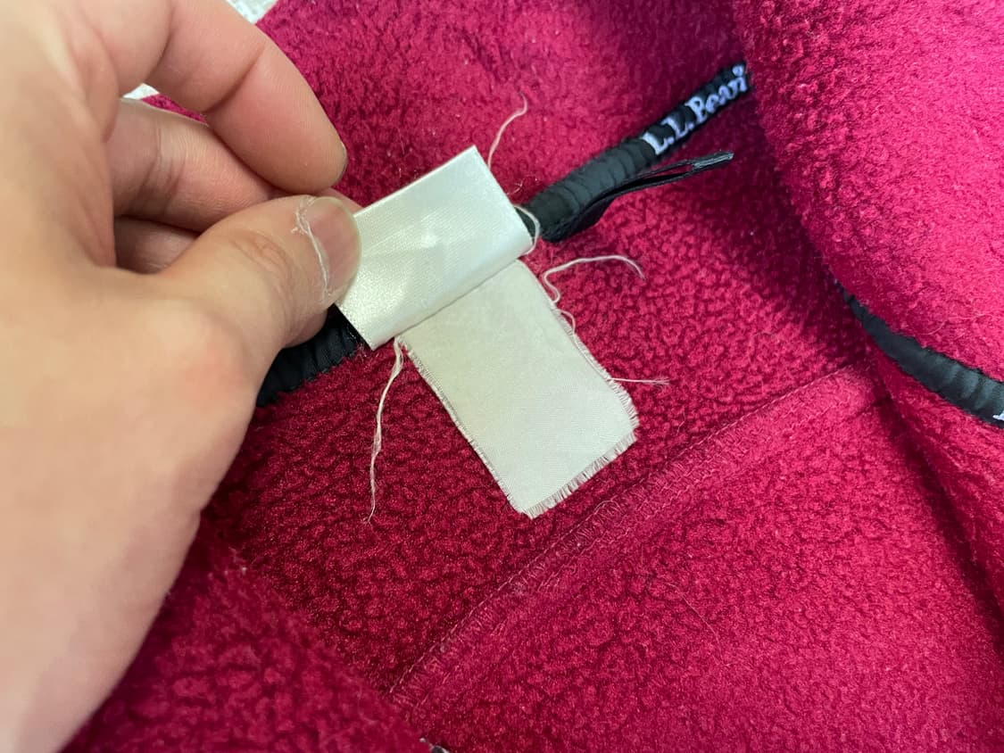 LL.bean 엘엘빈 레드 플리스 집업 J03326 상품이미지6