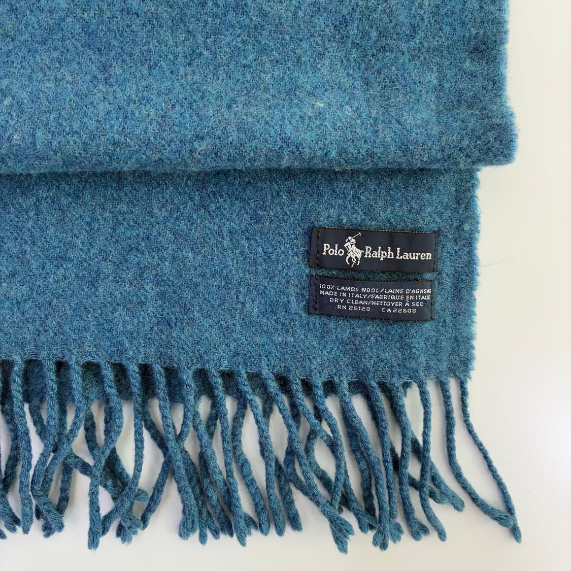 Polo 폴로랄프로렌 마린블루 램스울 머플러 상품이미지4