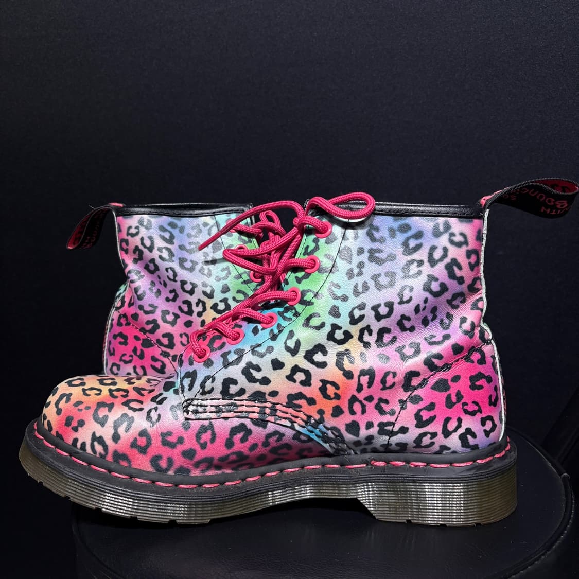 닥터마틴 레인보우 레오파드 부츠 상품이미지4