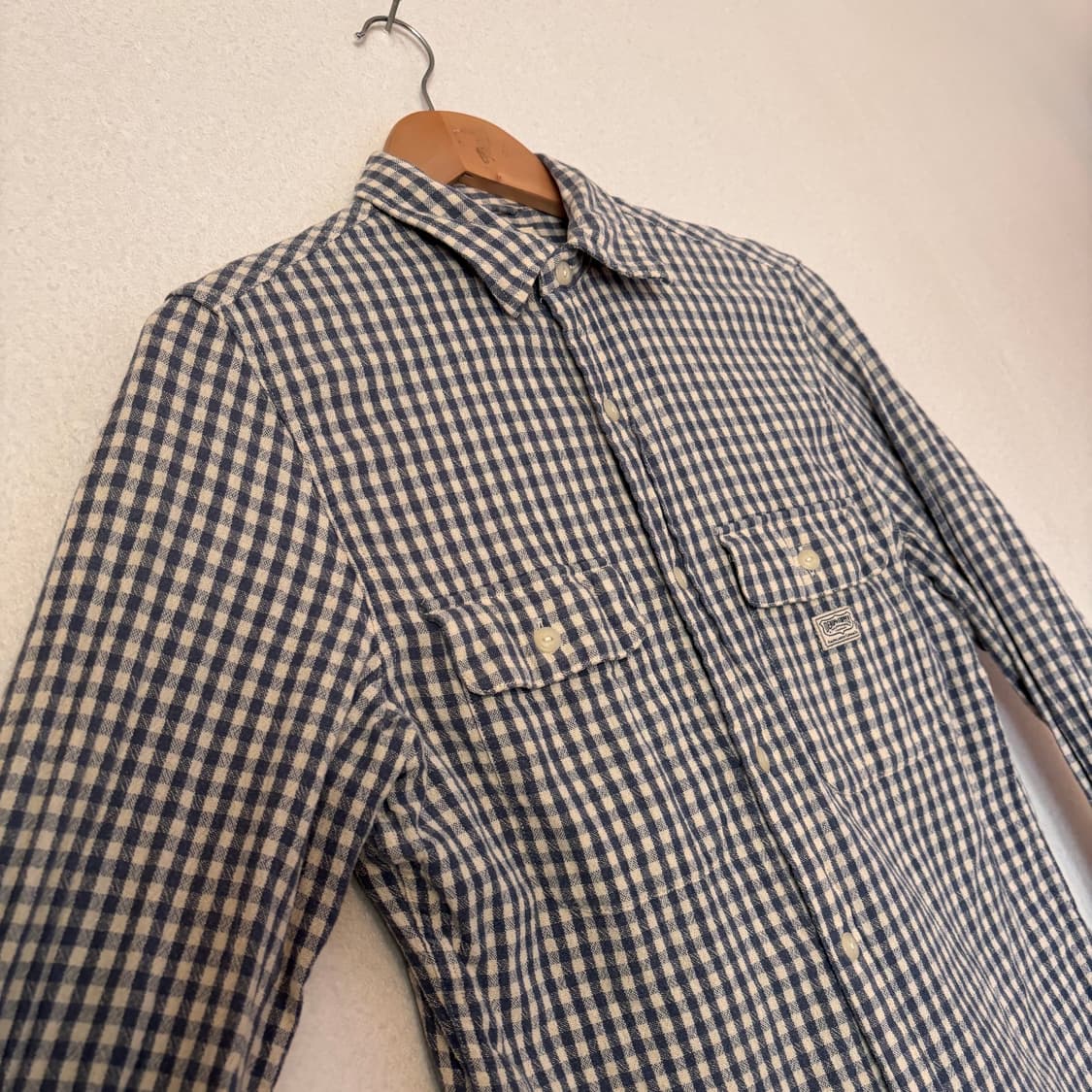 랄프로렌 데님앤서플라이 슬림핏 S 깅엄 체크 셔츠 남방 폴로 상품이미지6