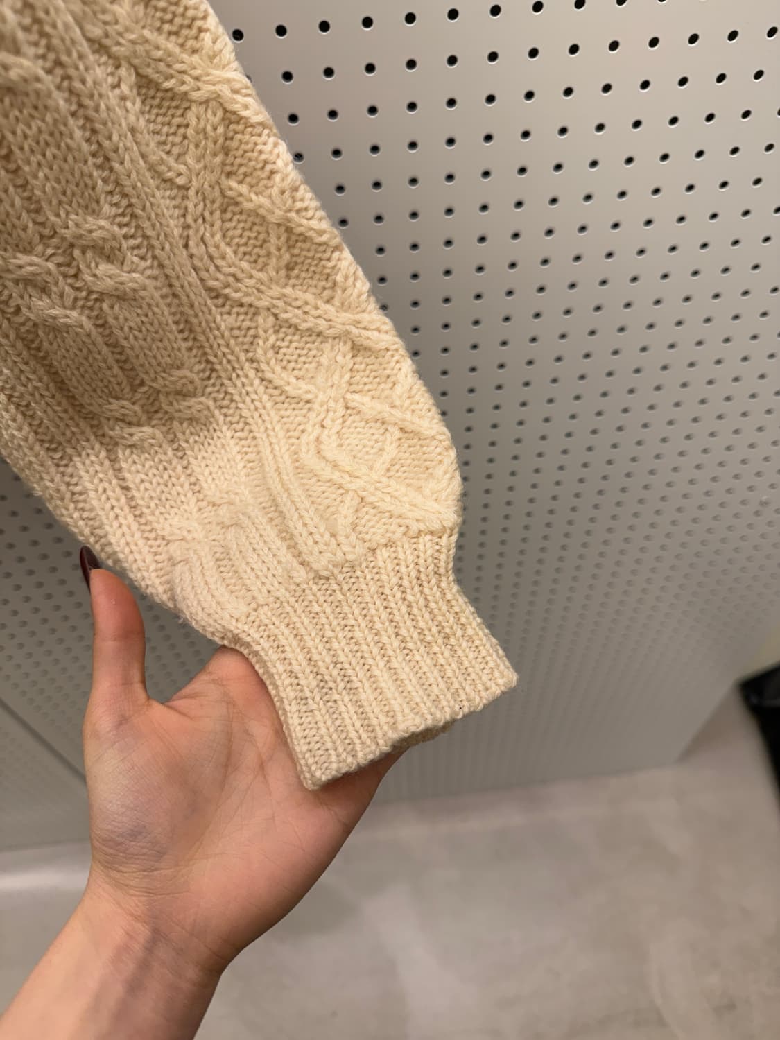 빈티지 케이블 패턴 니트 U1389 상품이미지4