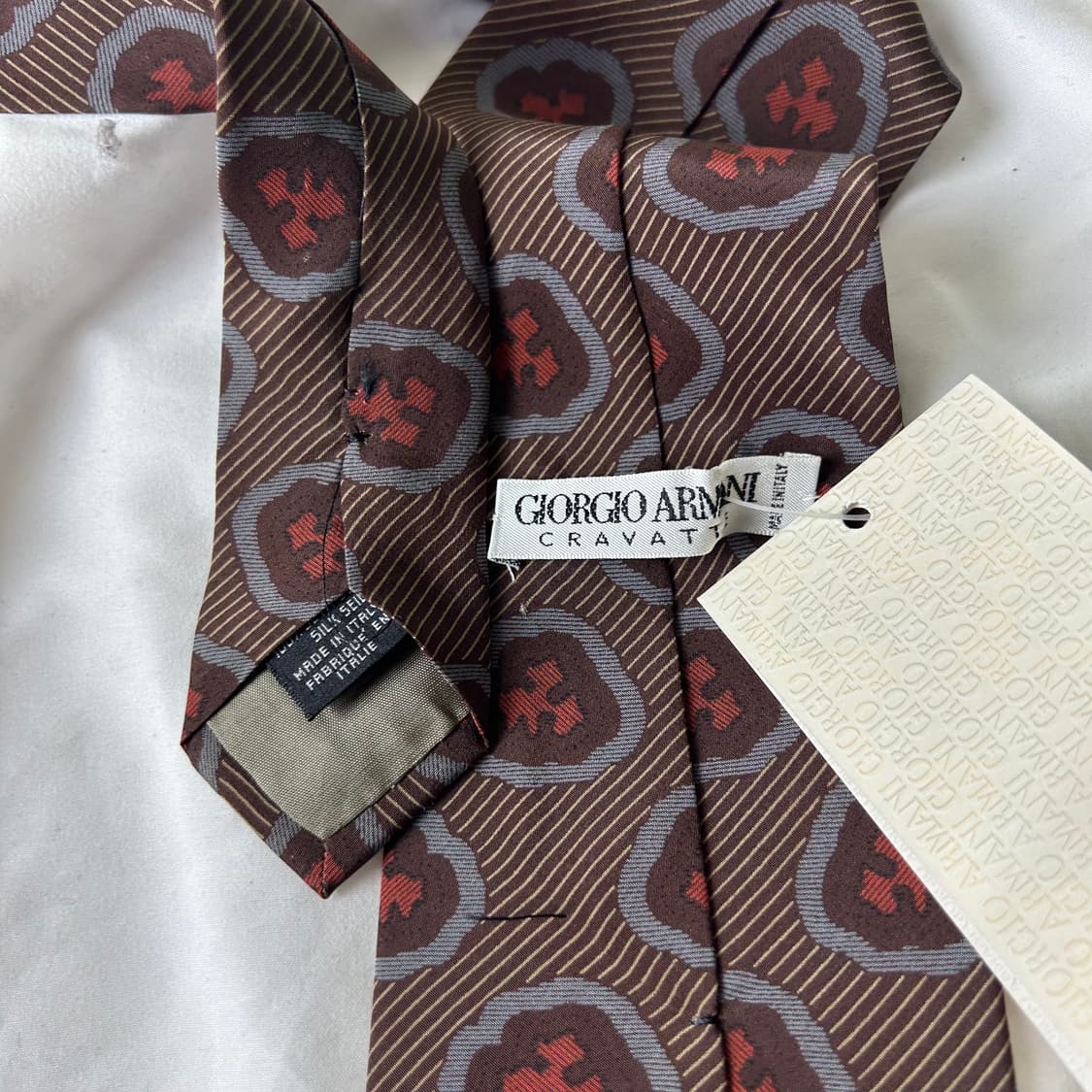 [GIORGIO ARMANI] 조르지오아르마니 메달리온 실크 넥타이 상품이미지3