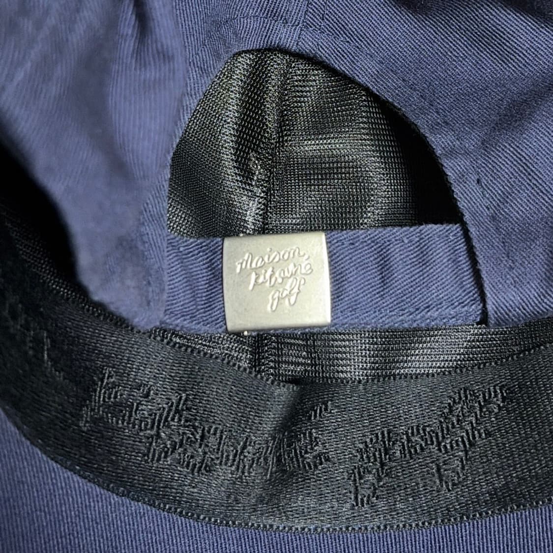 메종키츠네 유니섹스 폭스헤드 볼캡 네이비 상품이미지3