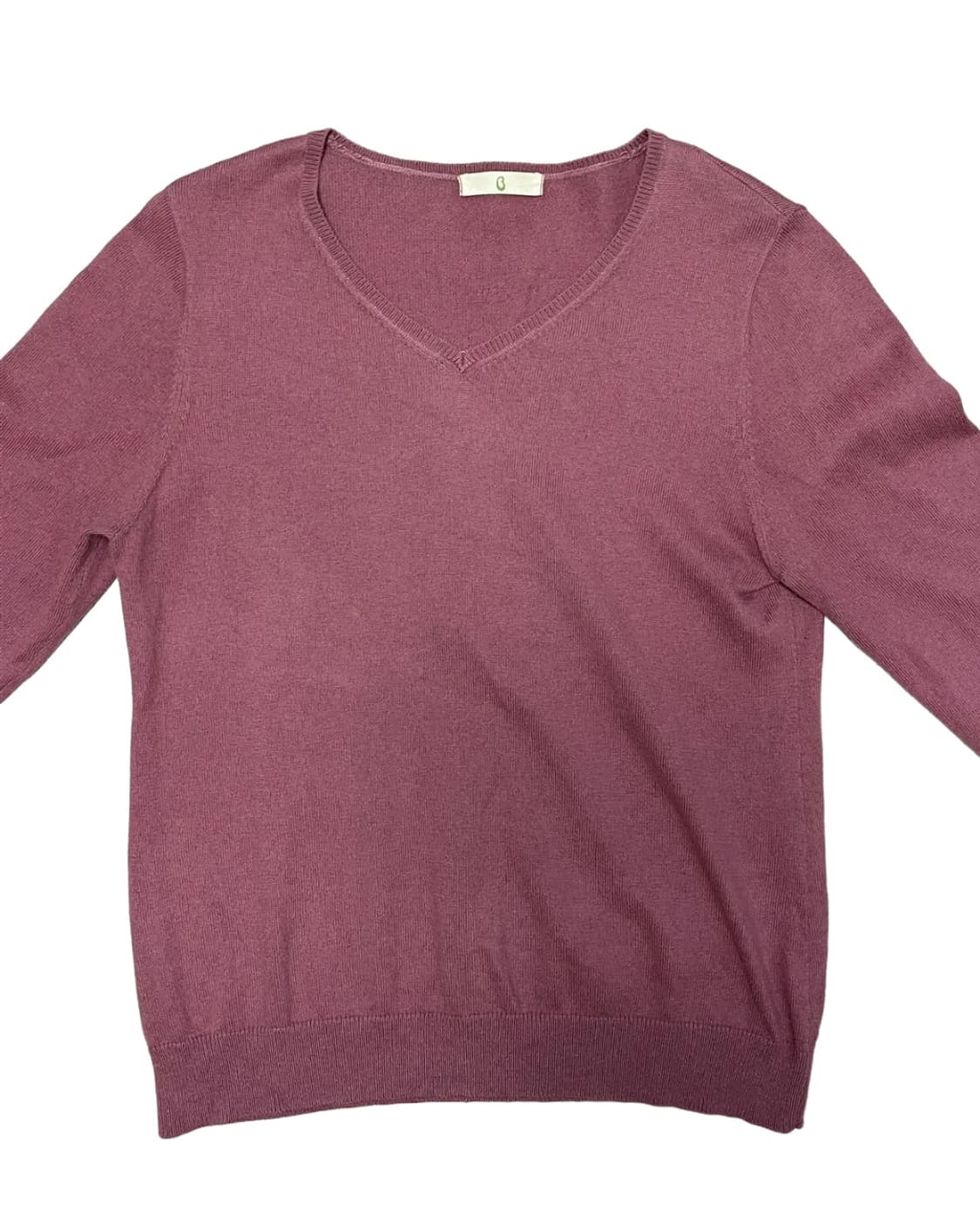 Pink v neck knit 상품이미지2