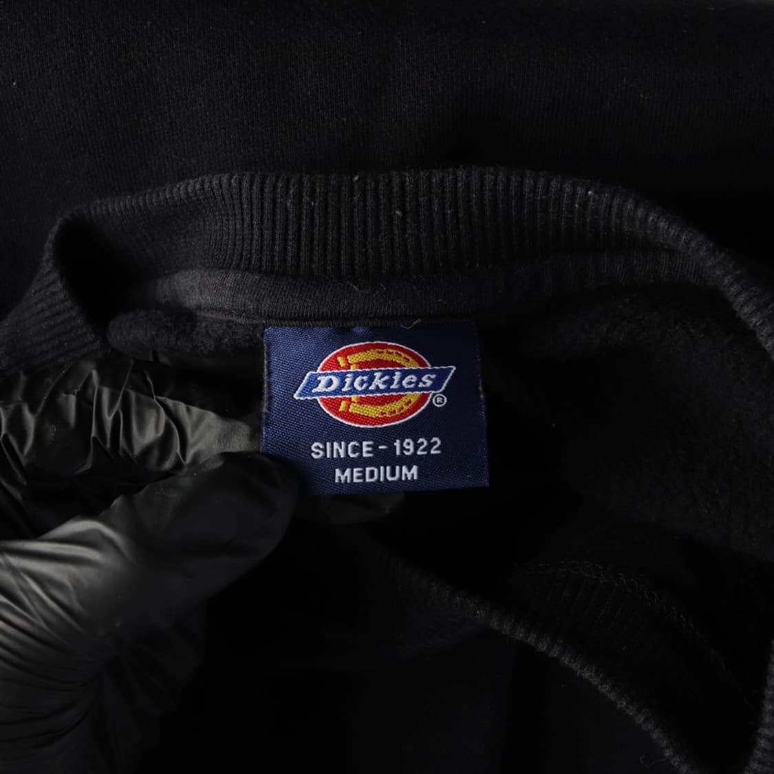 디키즈 스몰 로고 블랙 기모 맨투맨 M 상품이미지5