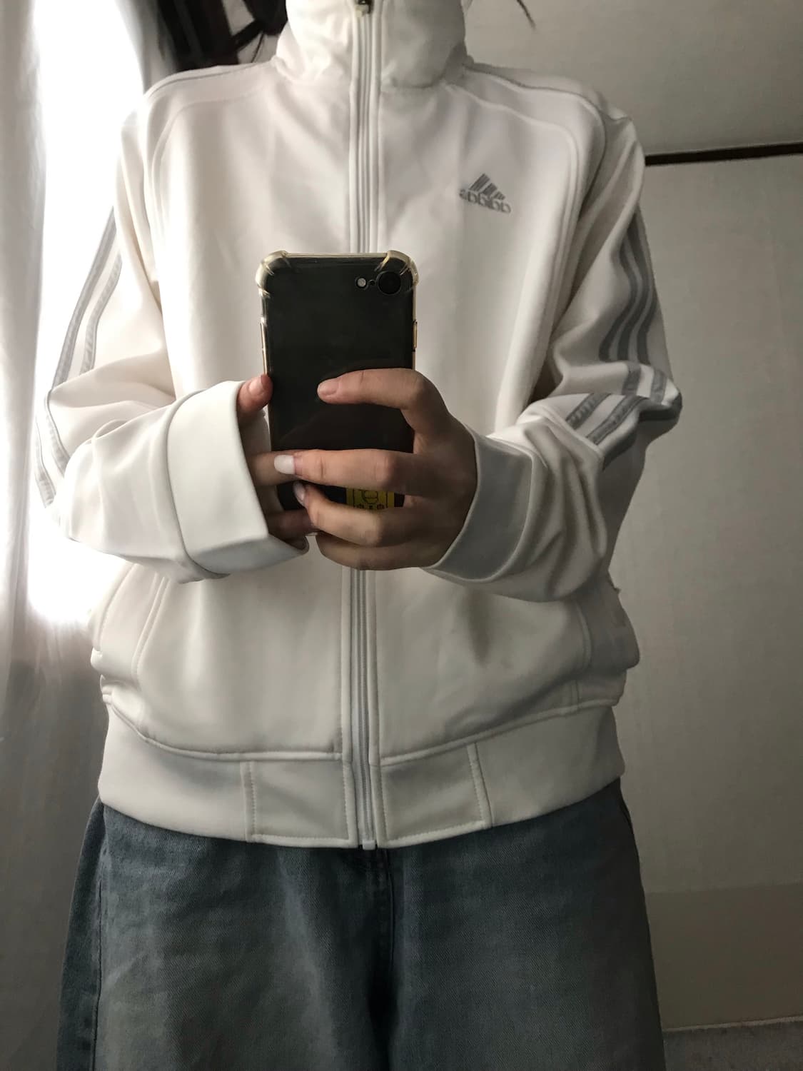 아디다스 화이트 실버 져지 상품이미지6