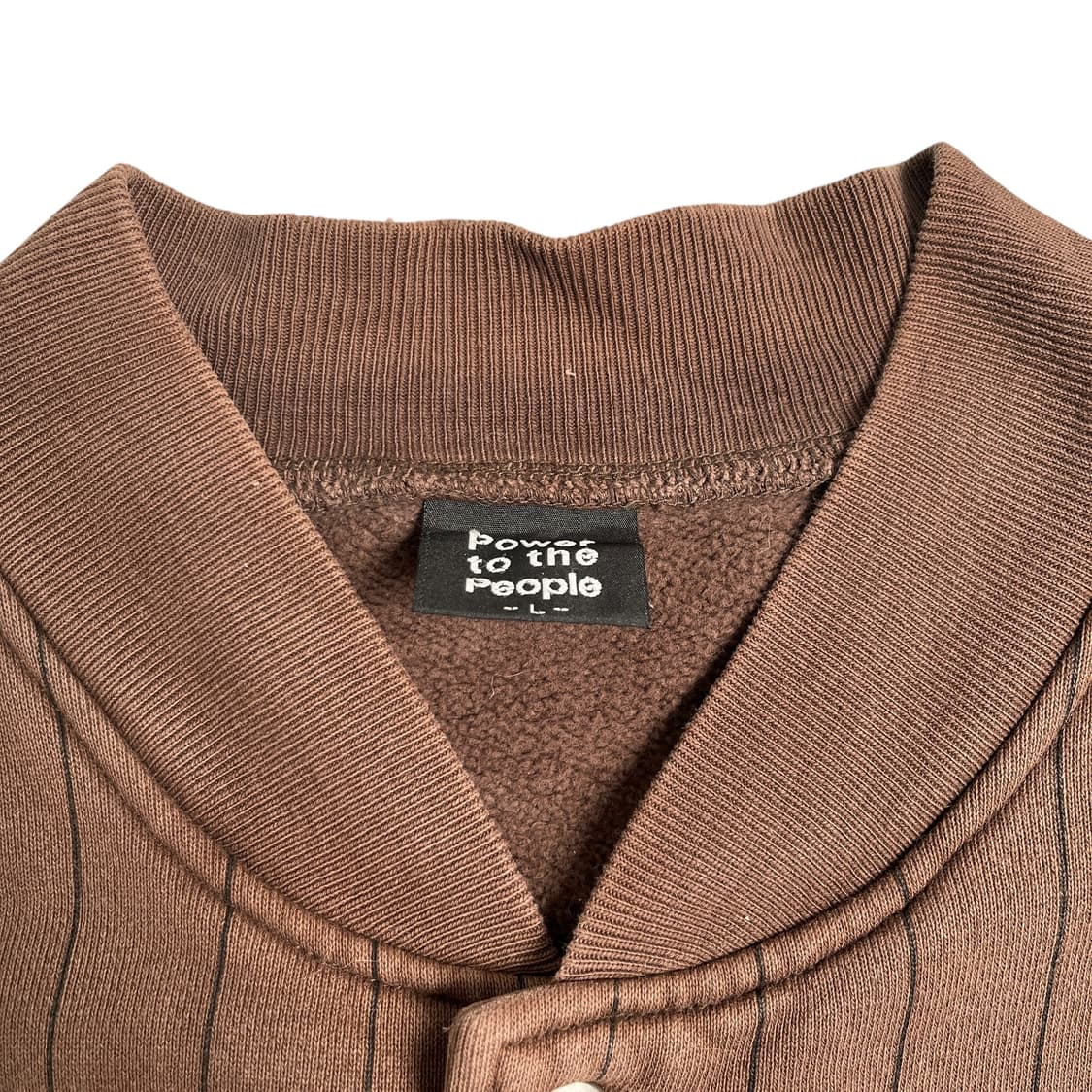 파워 투 더 피플 스트라이프 스웻 봄버 자켓 상품이미지6