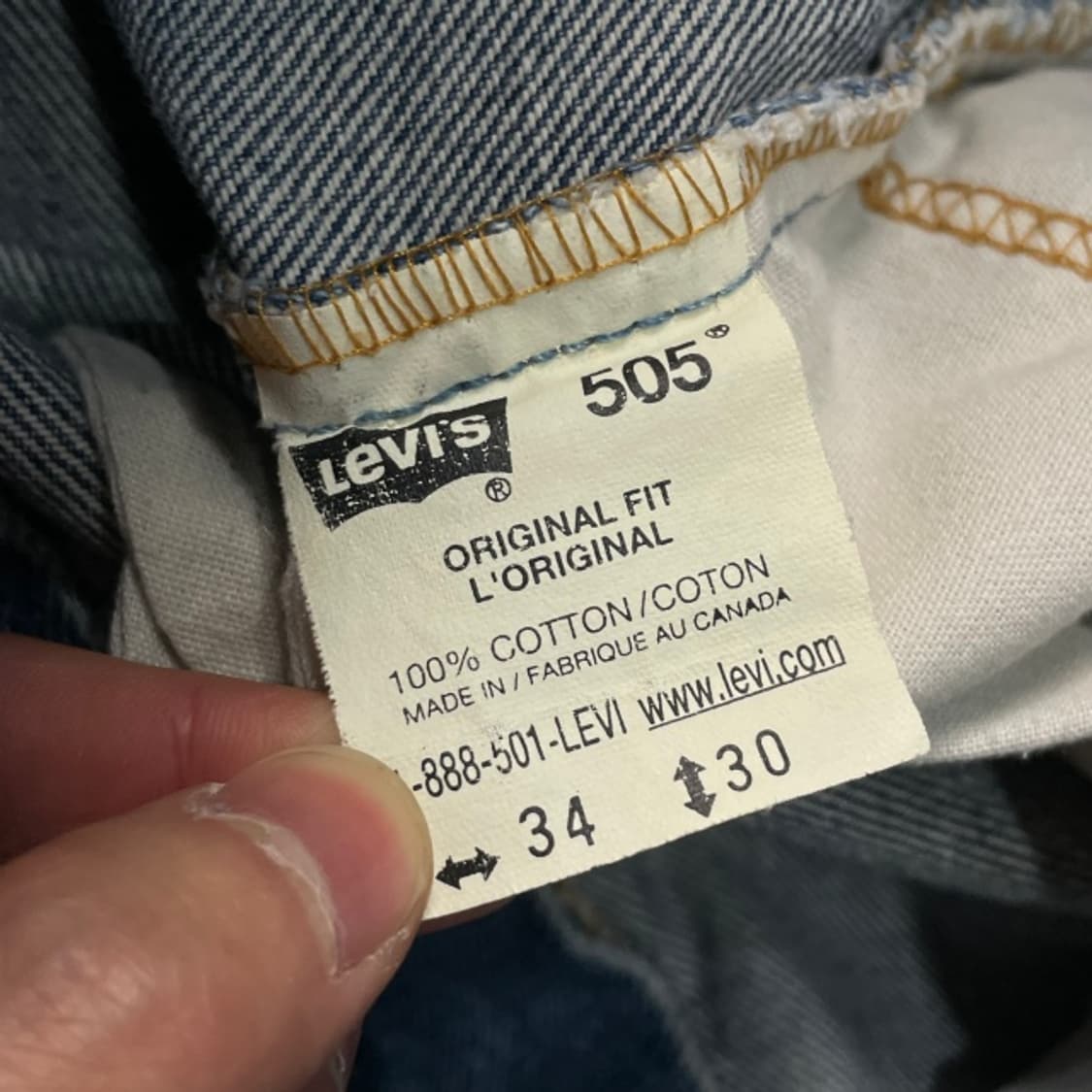 34 리바이스 505 데님팬츠 상품이미지2