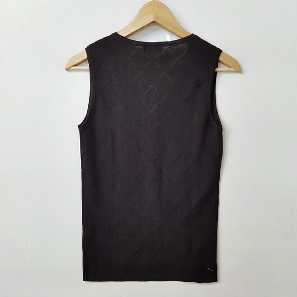 [새상품] PEARLY GATES 모 100% 조끼 브라운 상품이미지2