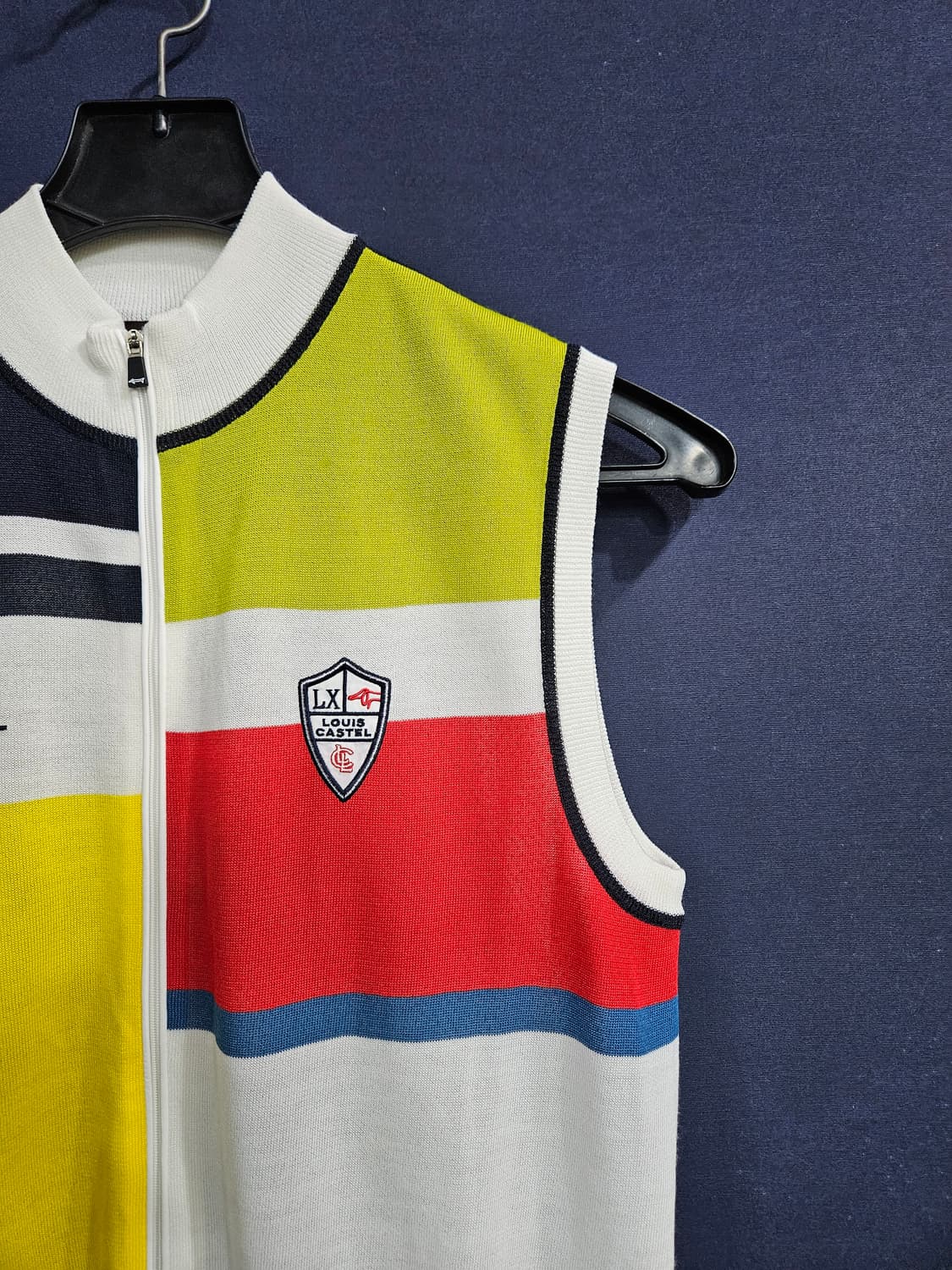 루이까스텔 패턴 배색 남성 95 골프 베스트  상품이미지4