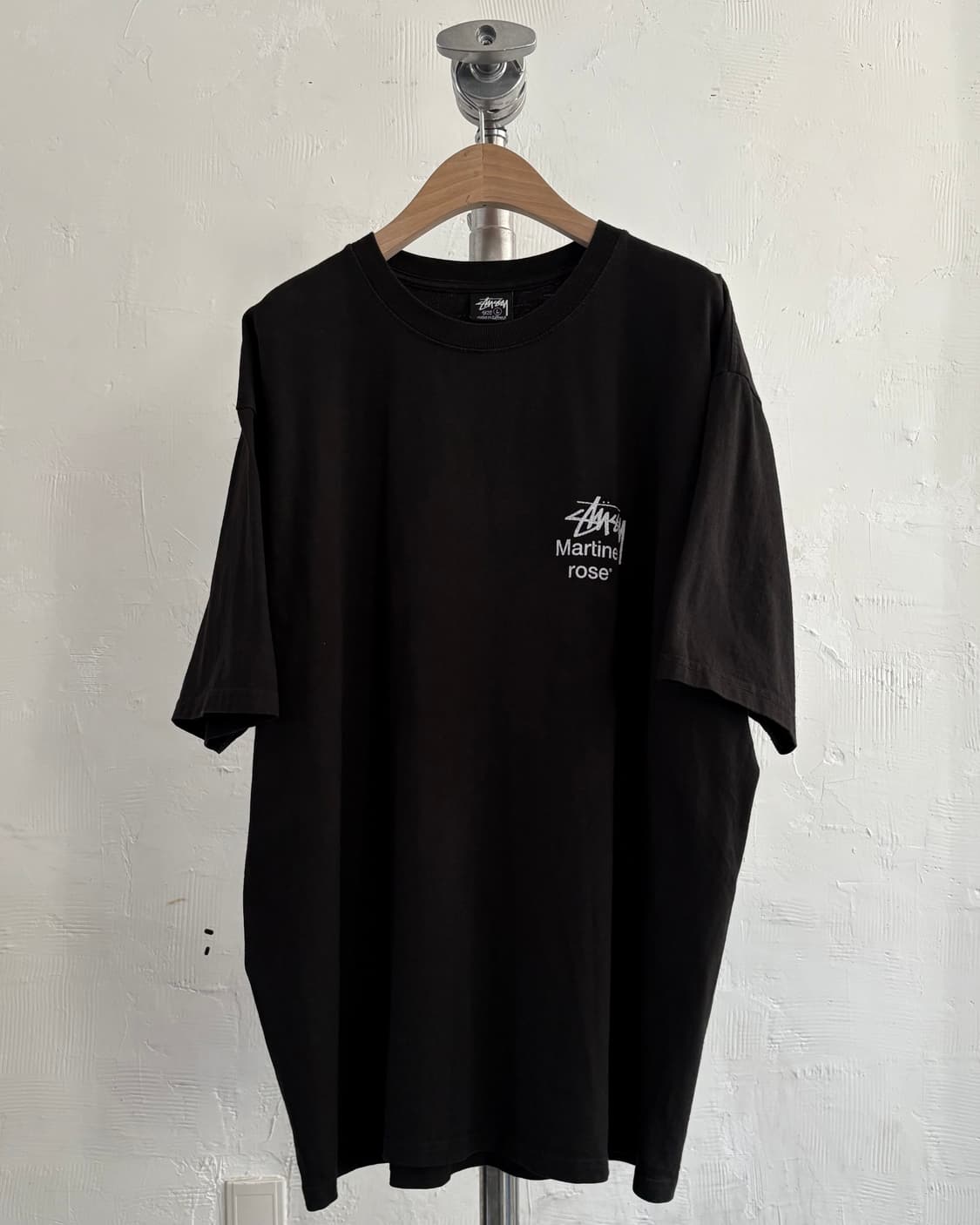 Stussy 스투시 x 마틴로즈 블랙 티셔츠 상품이미지1