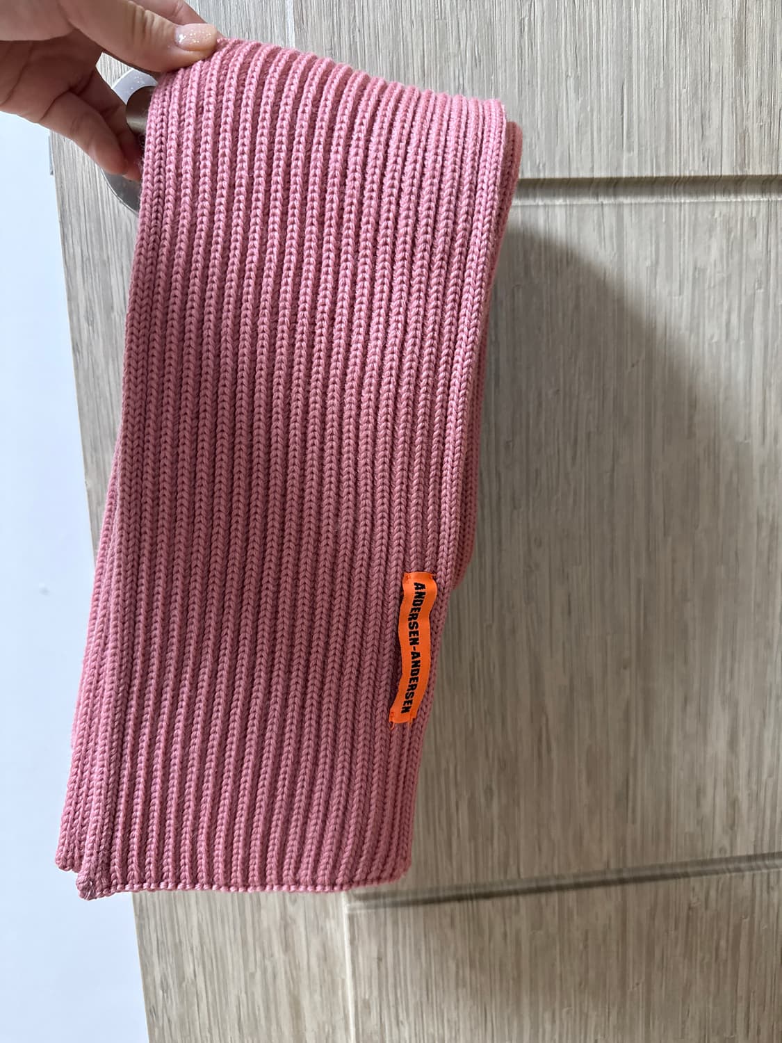 안데르센 안데르센 머플러 핑크 상품이미지1