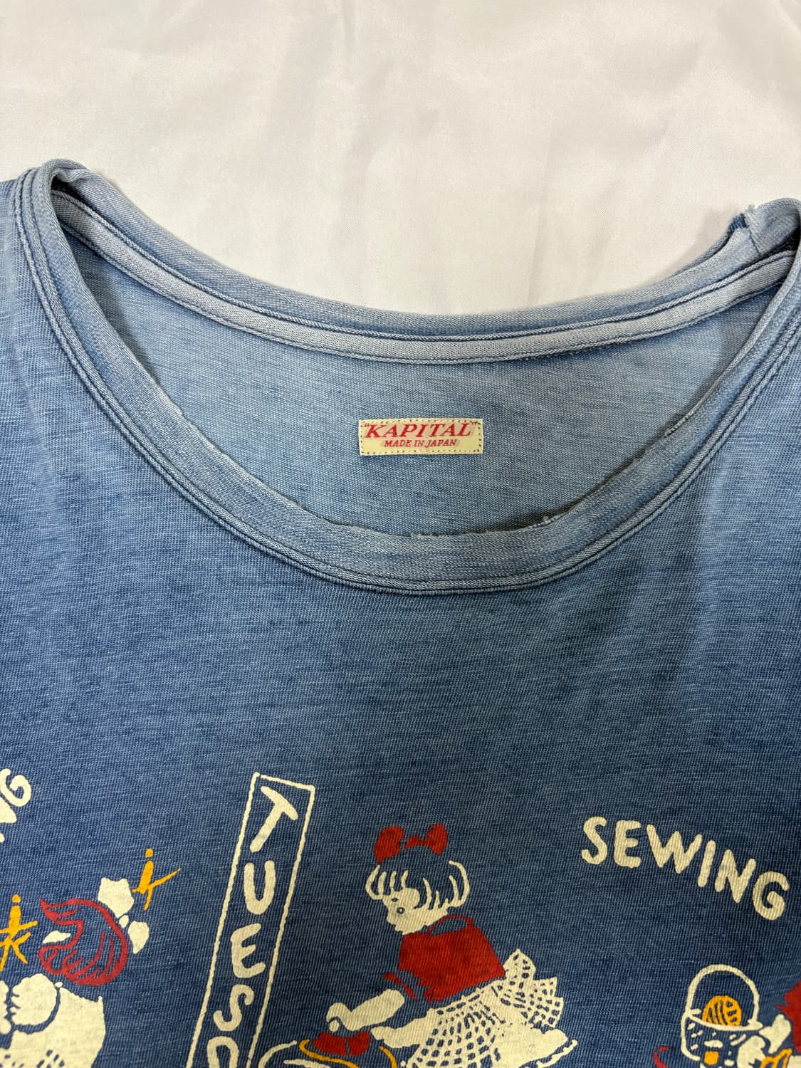 캐피탈 천축 반팔 티셔츠 상품이미지3