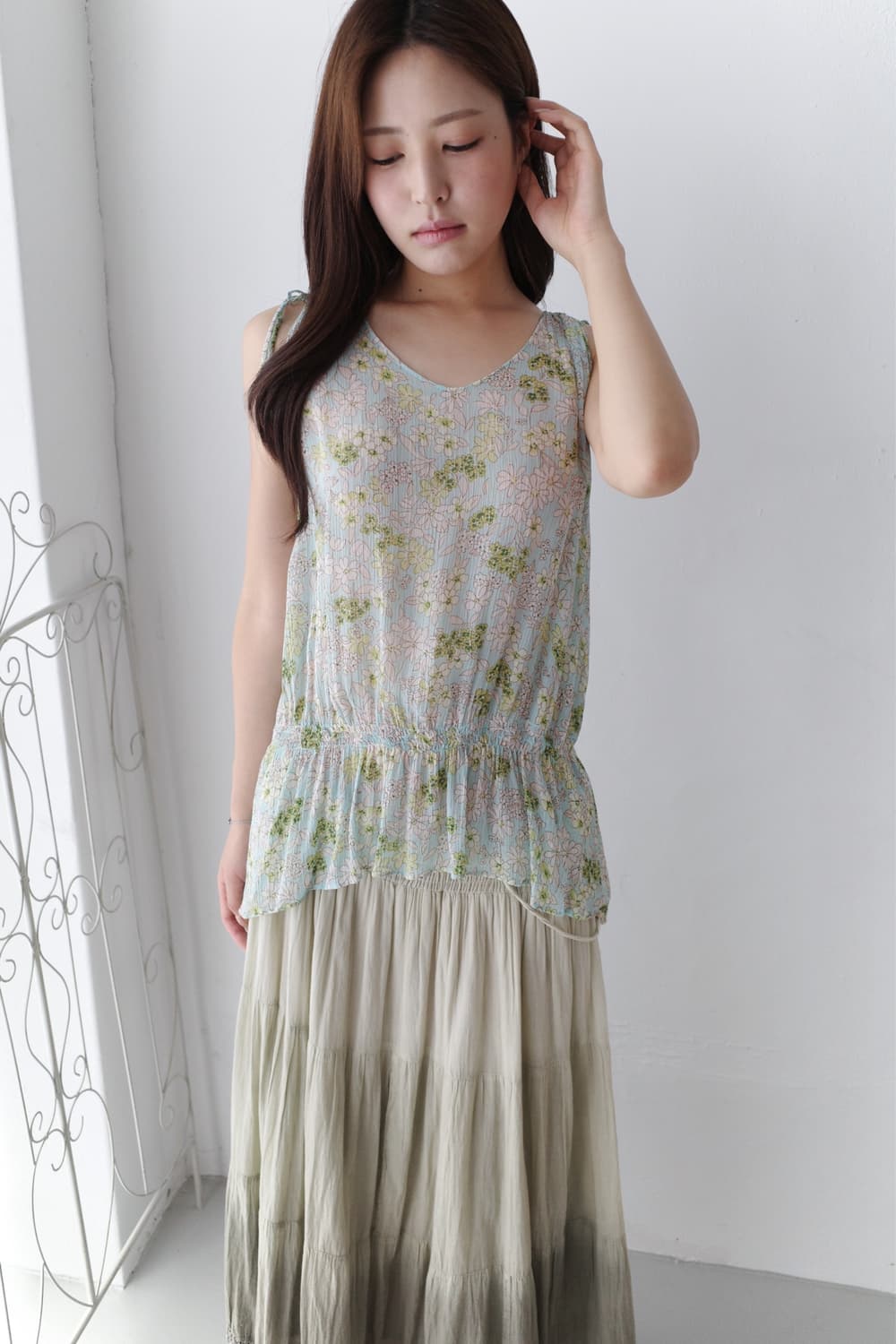 flower sleeveless 상품이미지5