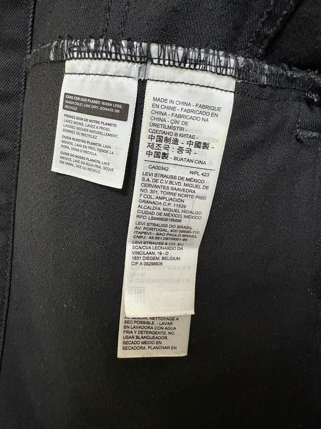 리바이스 트러커자켓 블랙 m 상품이미지4