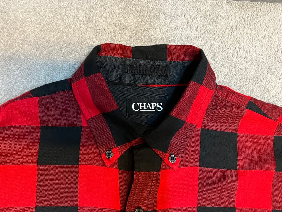 Polo 폴로 챕스 레드블랙 플란넬 체크셔츠  상품이미지4