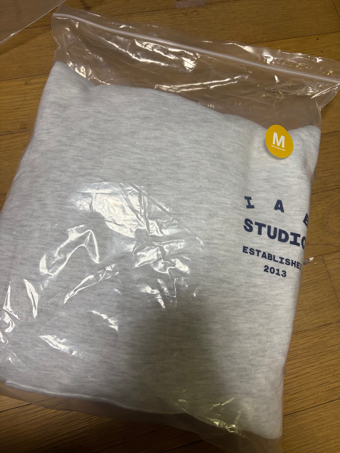 [M] IAB Studio 25 Hoodie Light Gray 새상품 상품이미지3