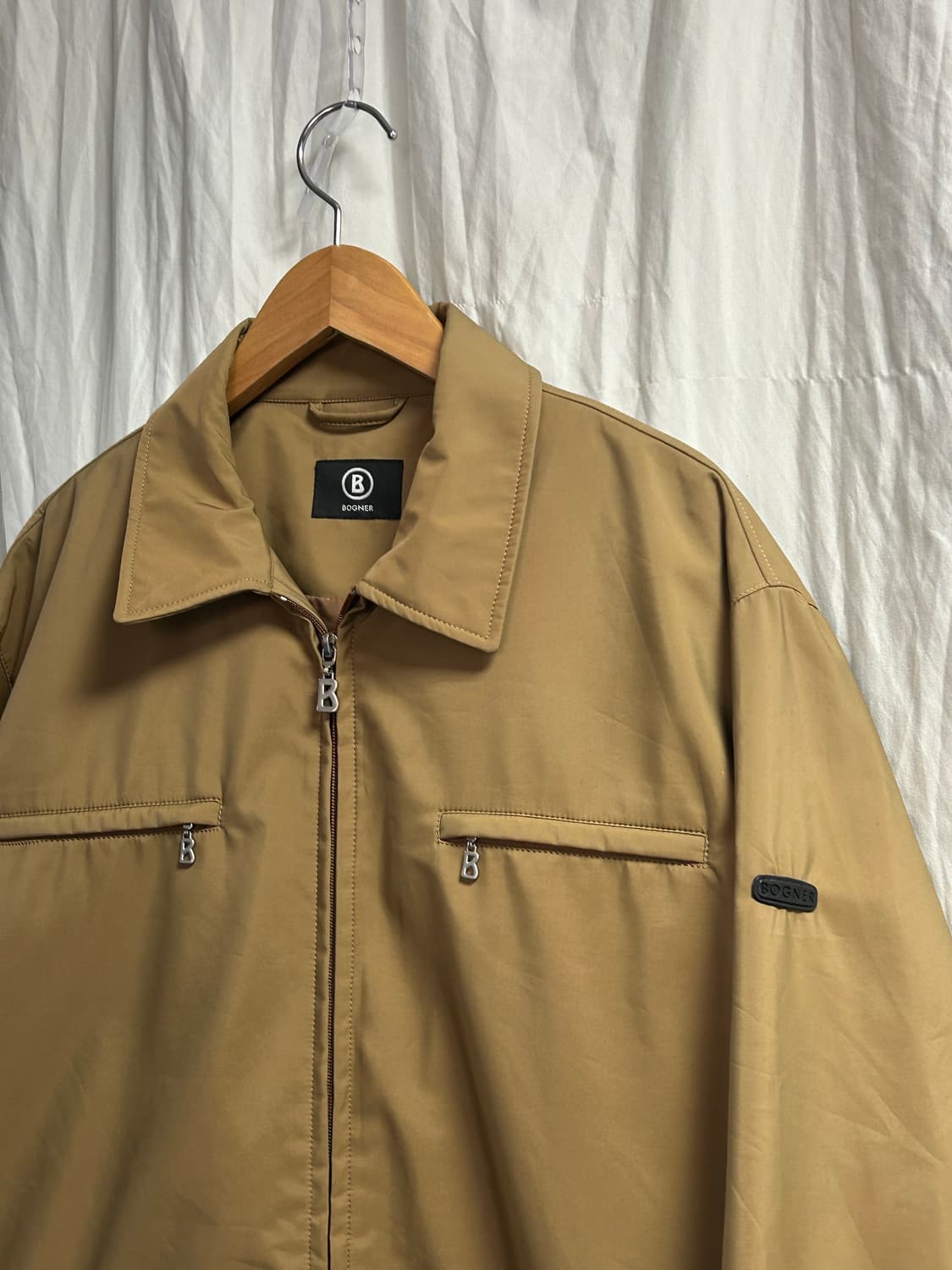 보그너 남성 클래식 지퍼 자켓 100 상품이미지3