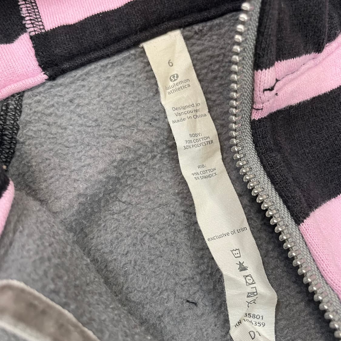 lululemon 룰루레몬 스트라이프 후드집업 6 상품이미지3