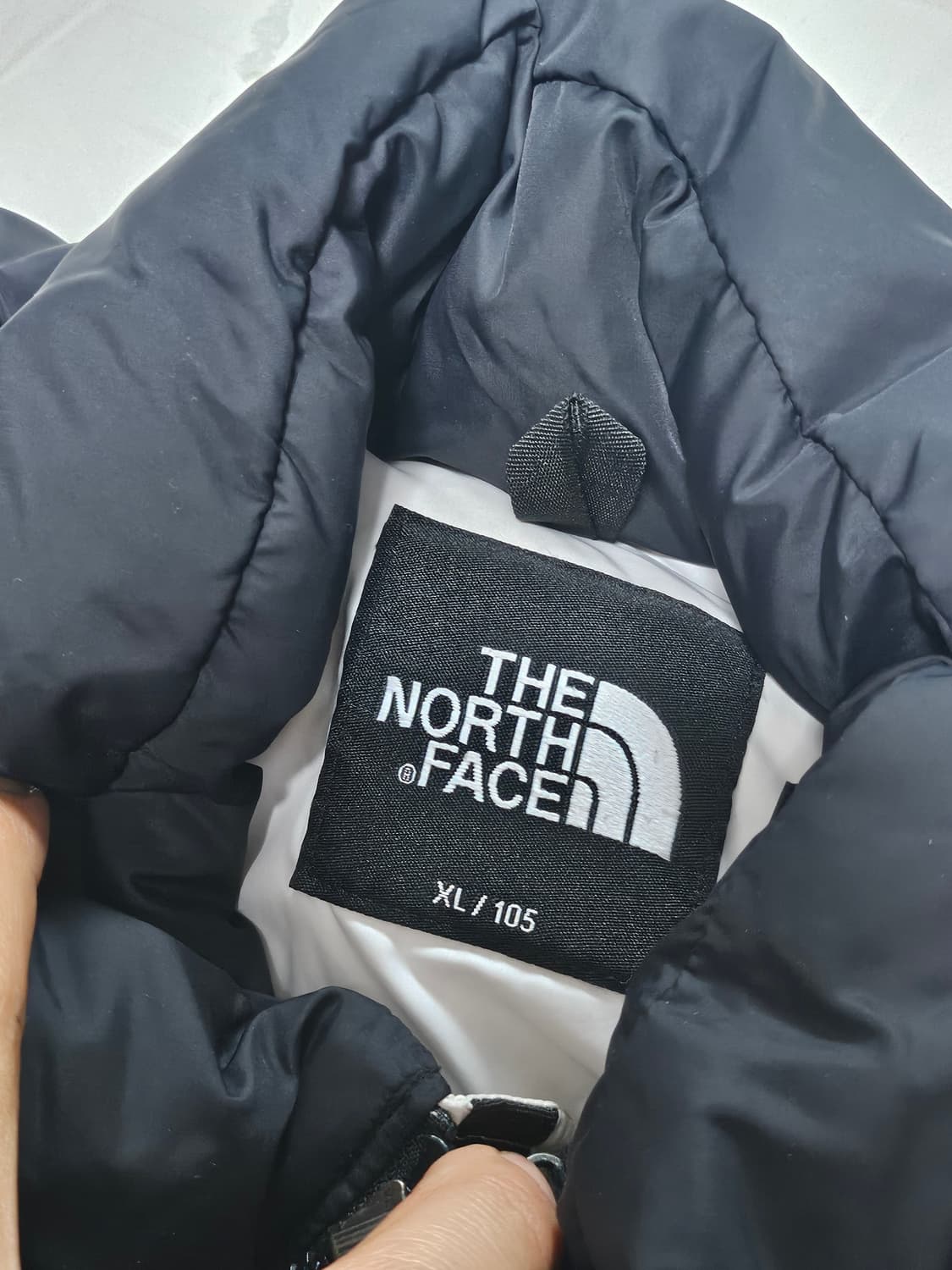 노스페이스 구스다운 눕시 패딩 화이트 XL 상품이미지7