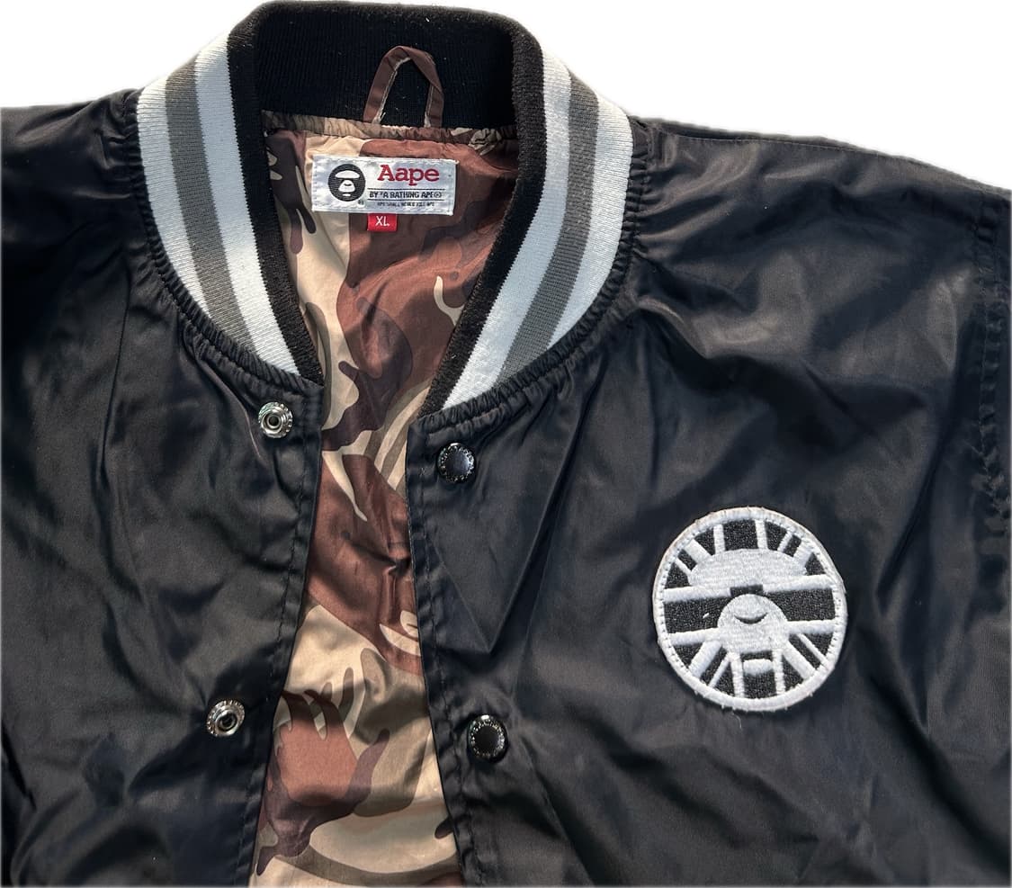 00s 베이프 에이프 카모 스타디움 자켓 상품이미지3