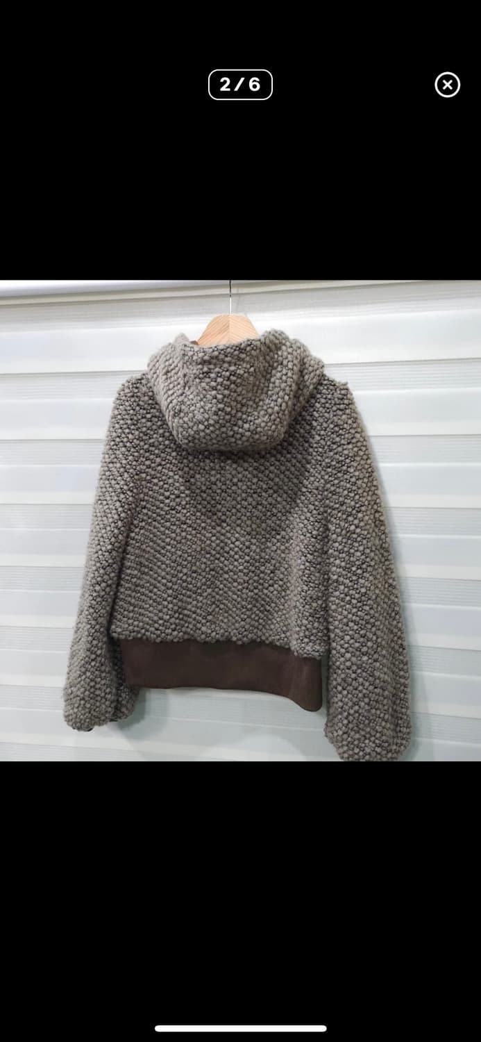 츠모리치사토 니트 집업 상품이미지2