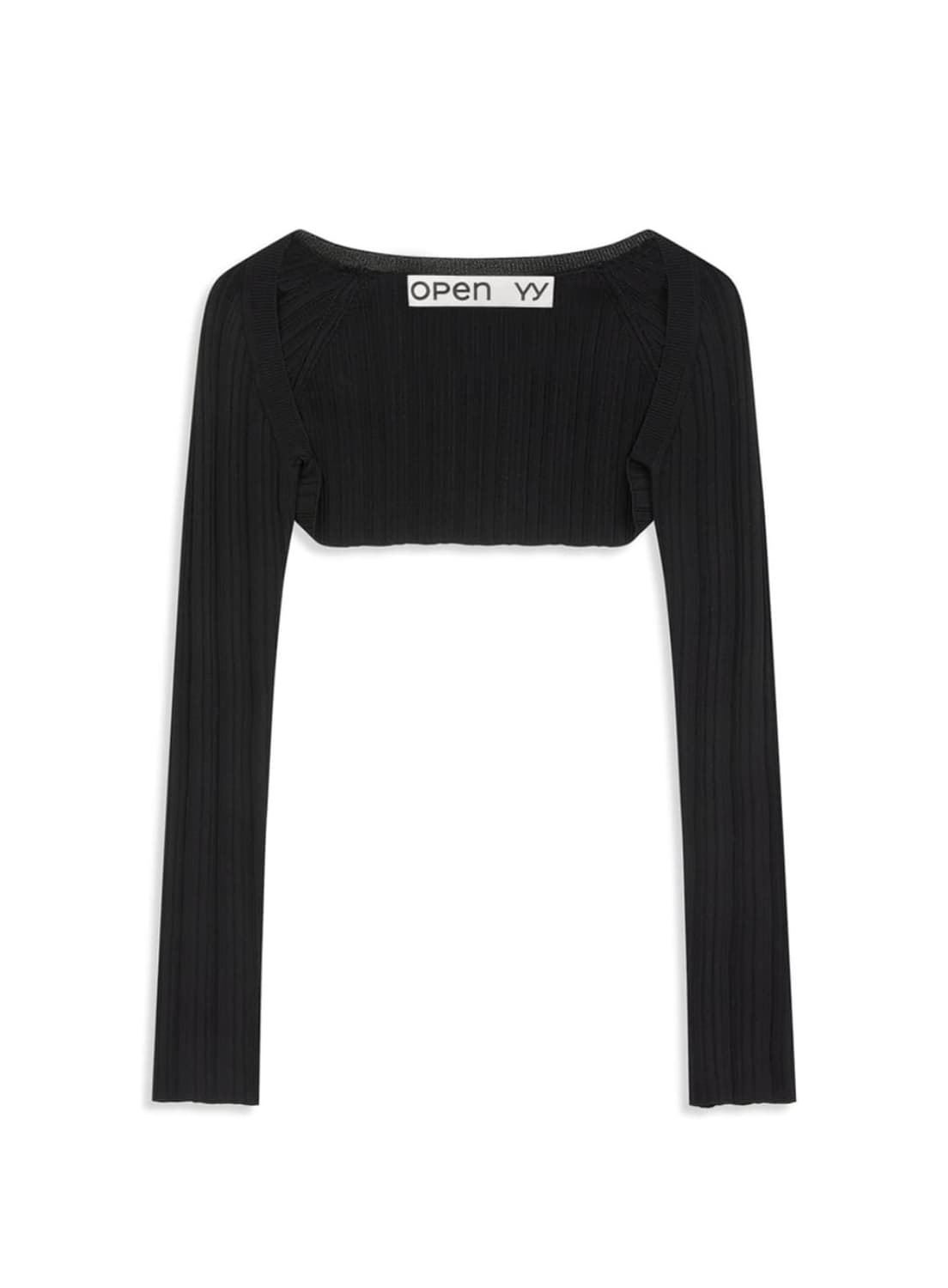Open yy ribbed 볼레로 상품이미지1