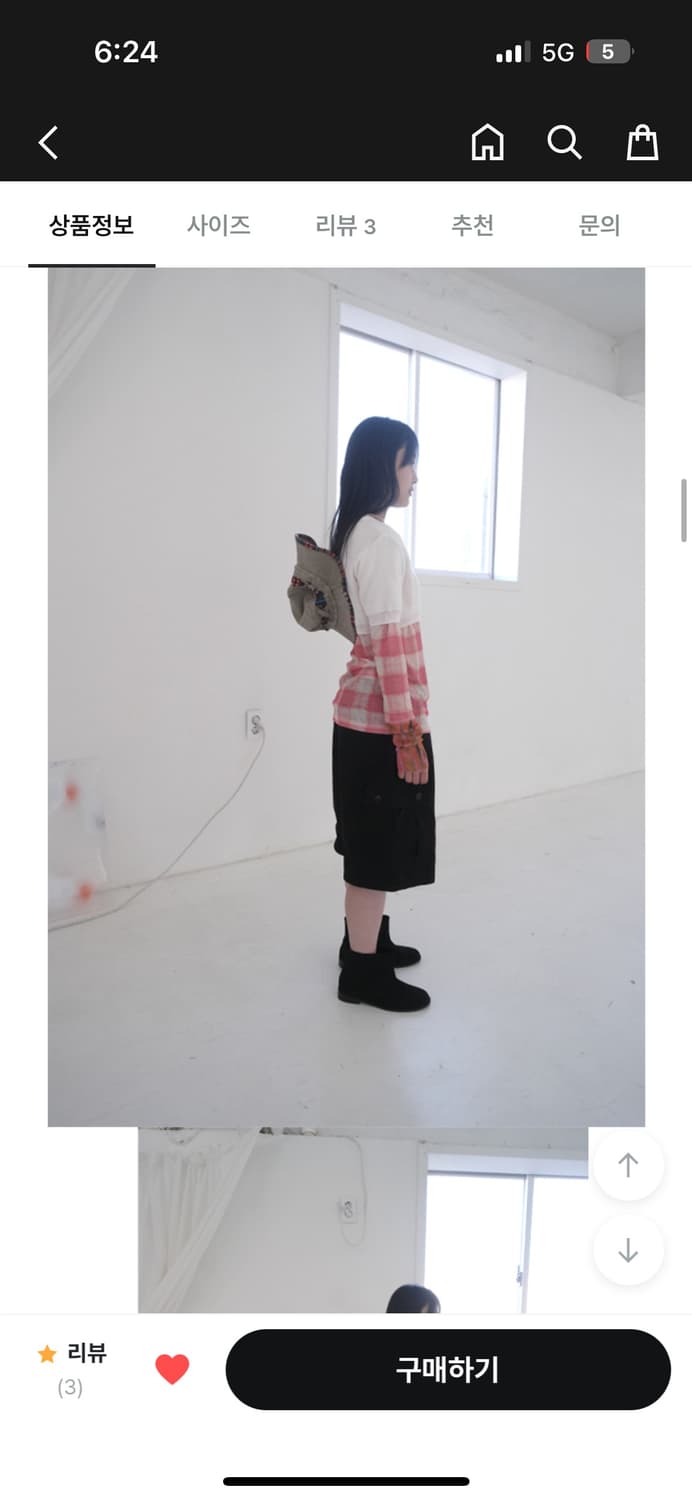 에프터먼데이 Artwork long sleeve top 상품이미지2