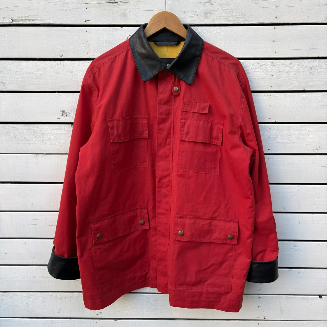 Aime Leon Dore 에임레온도르 가죽 왁스 자켓 상품이미지1