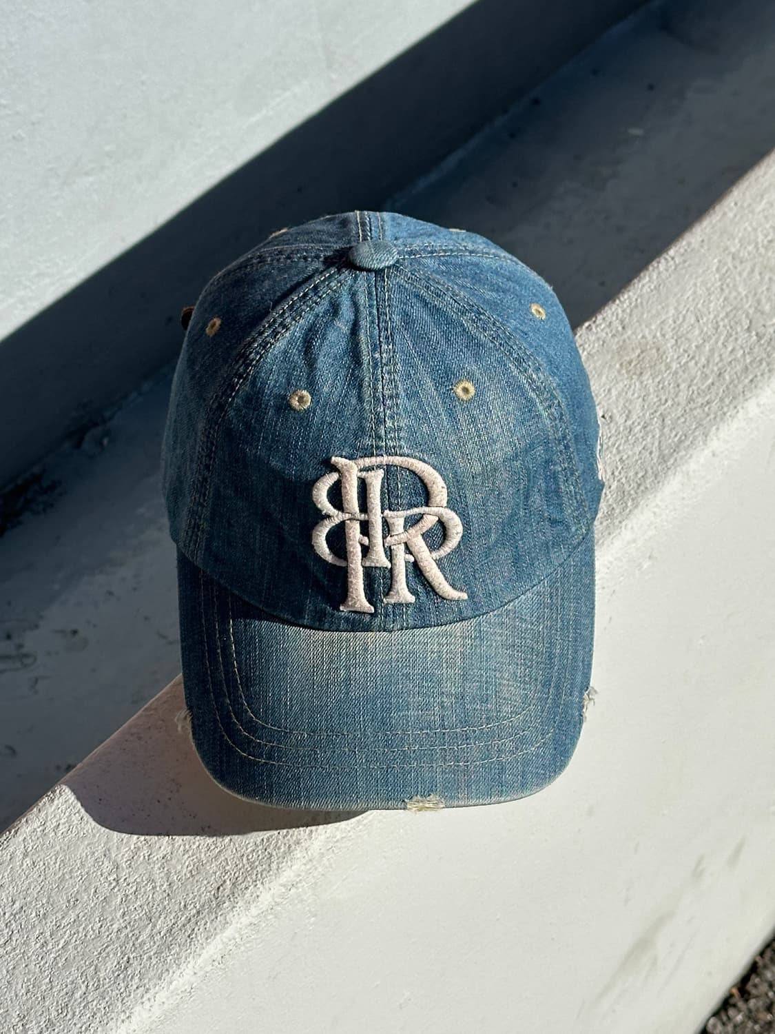 [F] 빈폴 빈티지 스타일 데님 볼캡 모자 상품이미지1