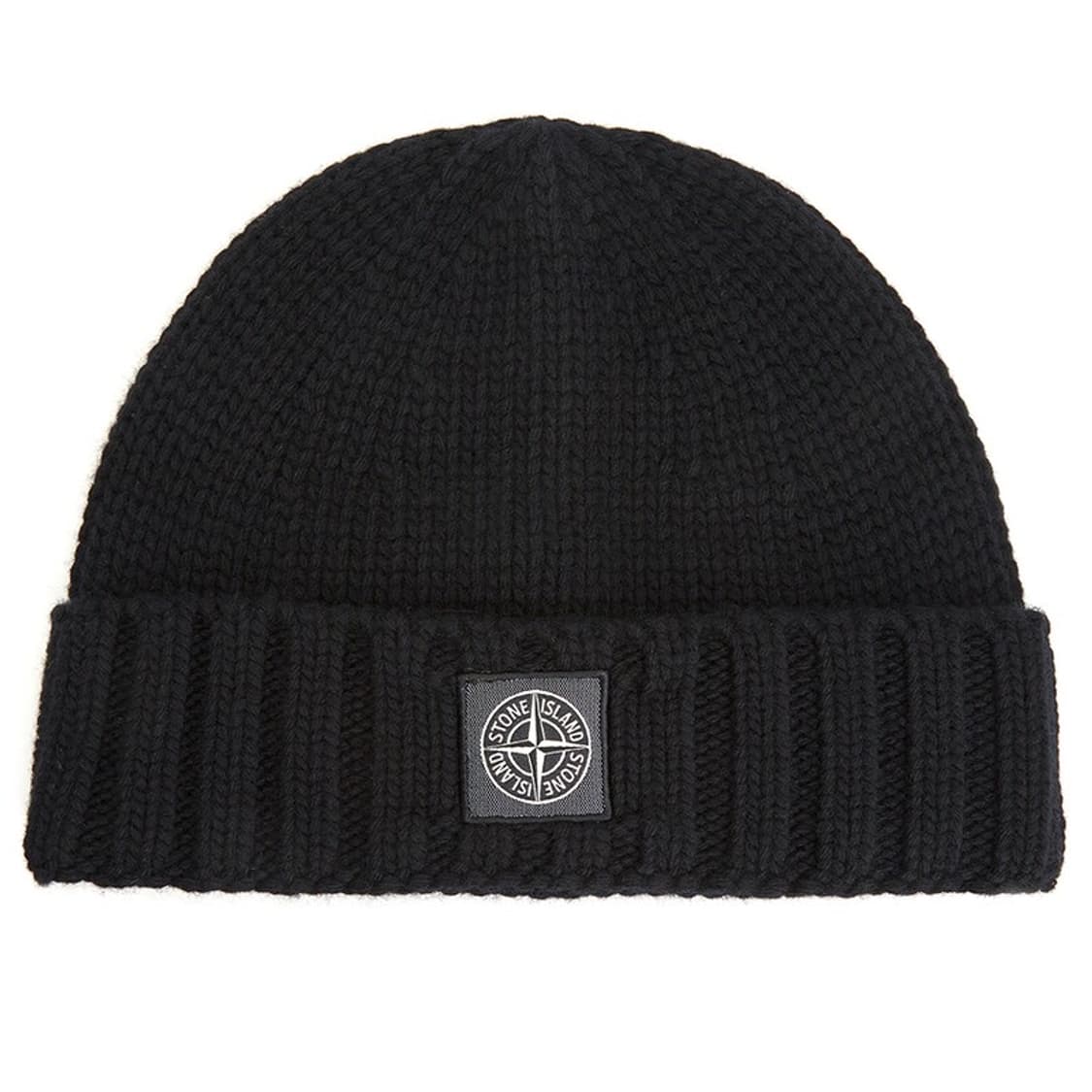 [OS] 스톤아일랜드 로고 패치 울 비니 블랙 상품이미지3