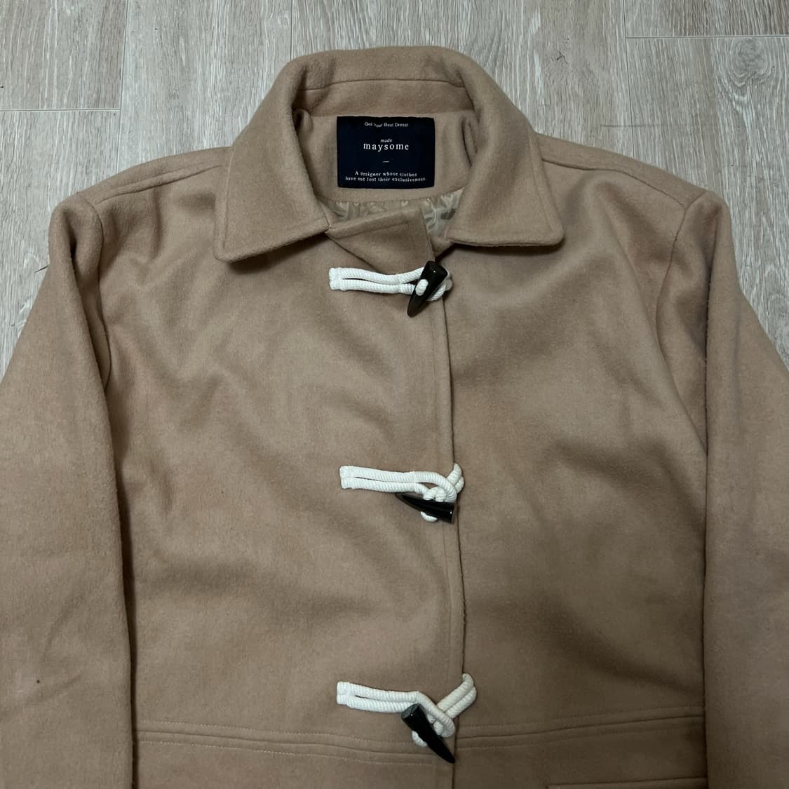 메이썸 여성 싱글 울 떡볶이코트 FREE  상품이미지2