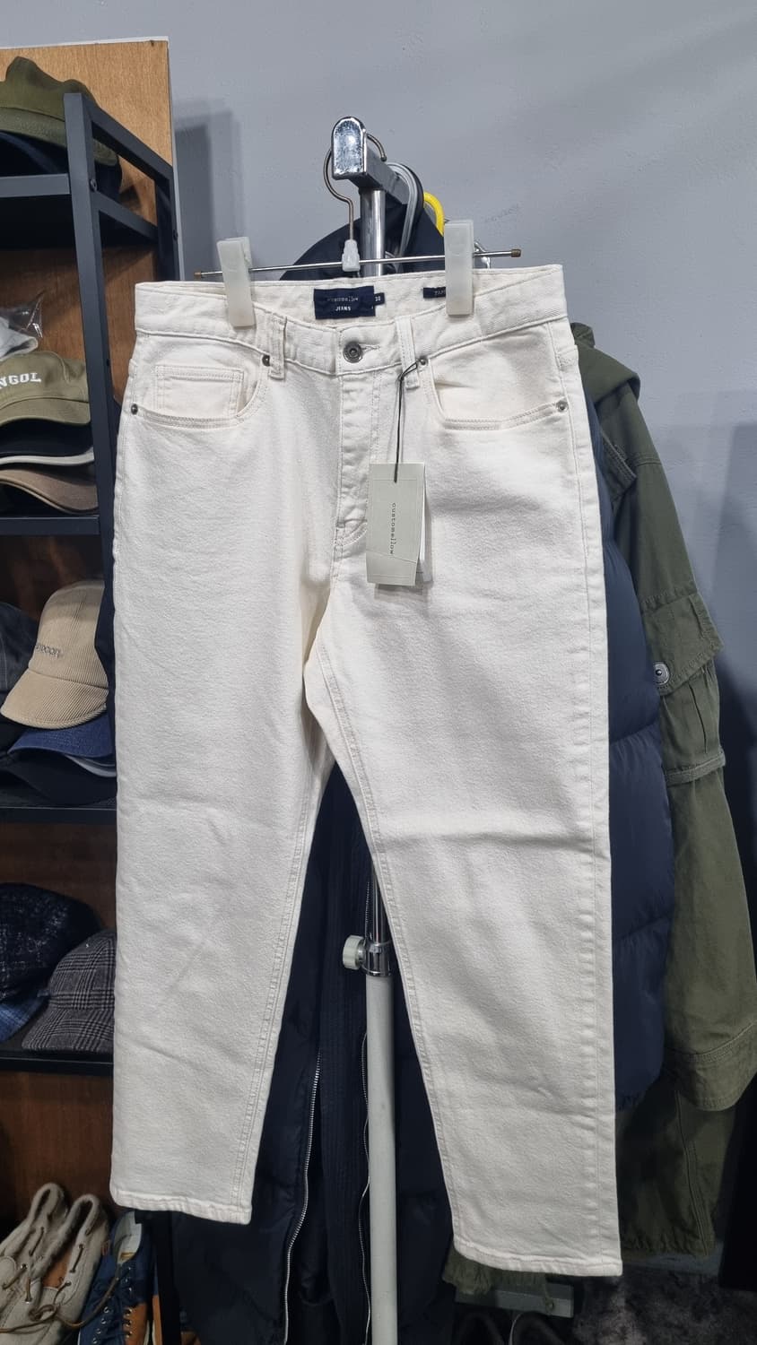 kolon) 커스텀멜로우 30사이즈 아이보리색 데님팬츠 새제품 상품이미지1