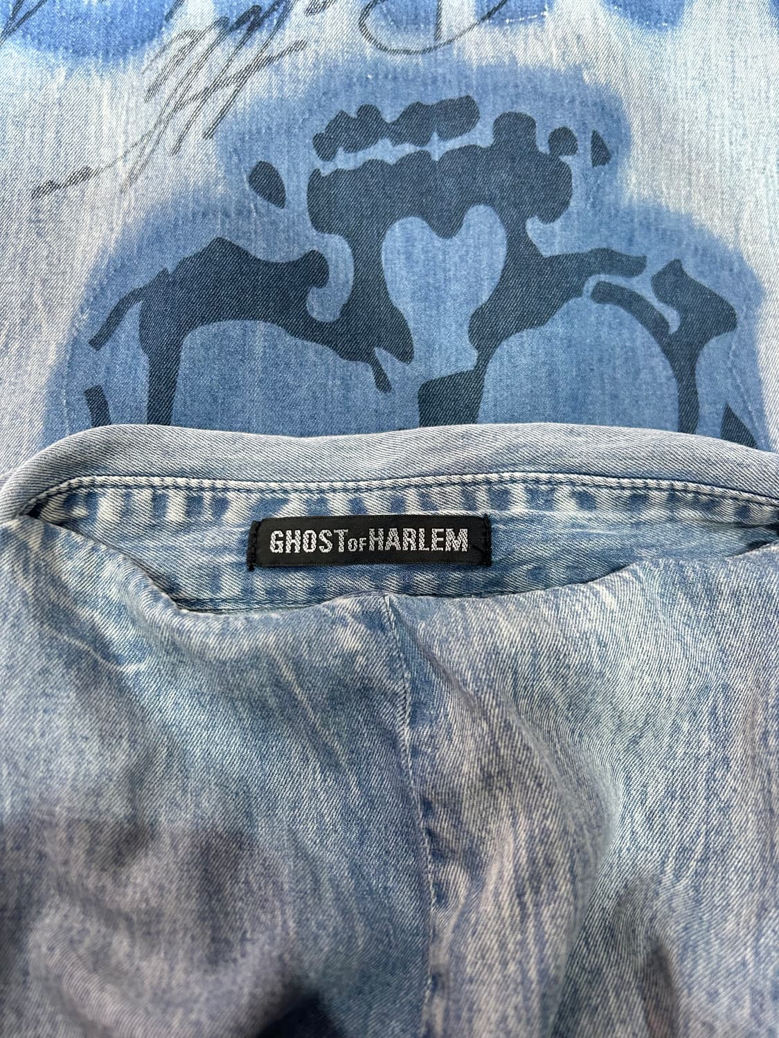 ghost of harlem shirt 고스트 오브 할렘 데님 셔츠 상품이미지3