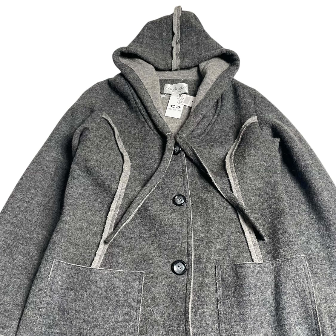 Marcello cioni 컷오프 울100 코트 (Italy)   상품이미지4