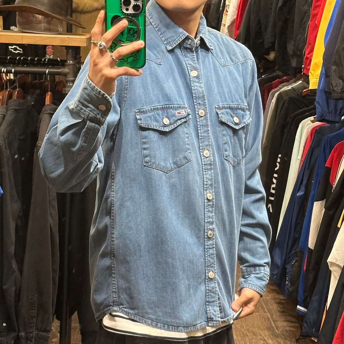 [HI] 타미힐피거 데님셔츠 상품이미지4