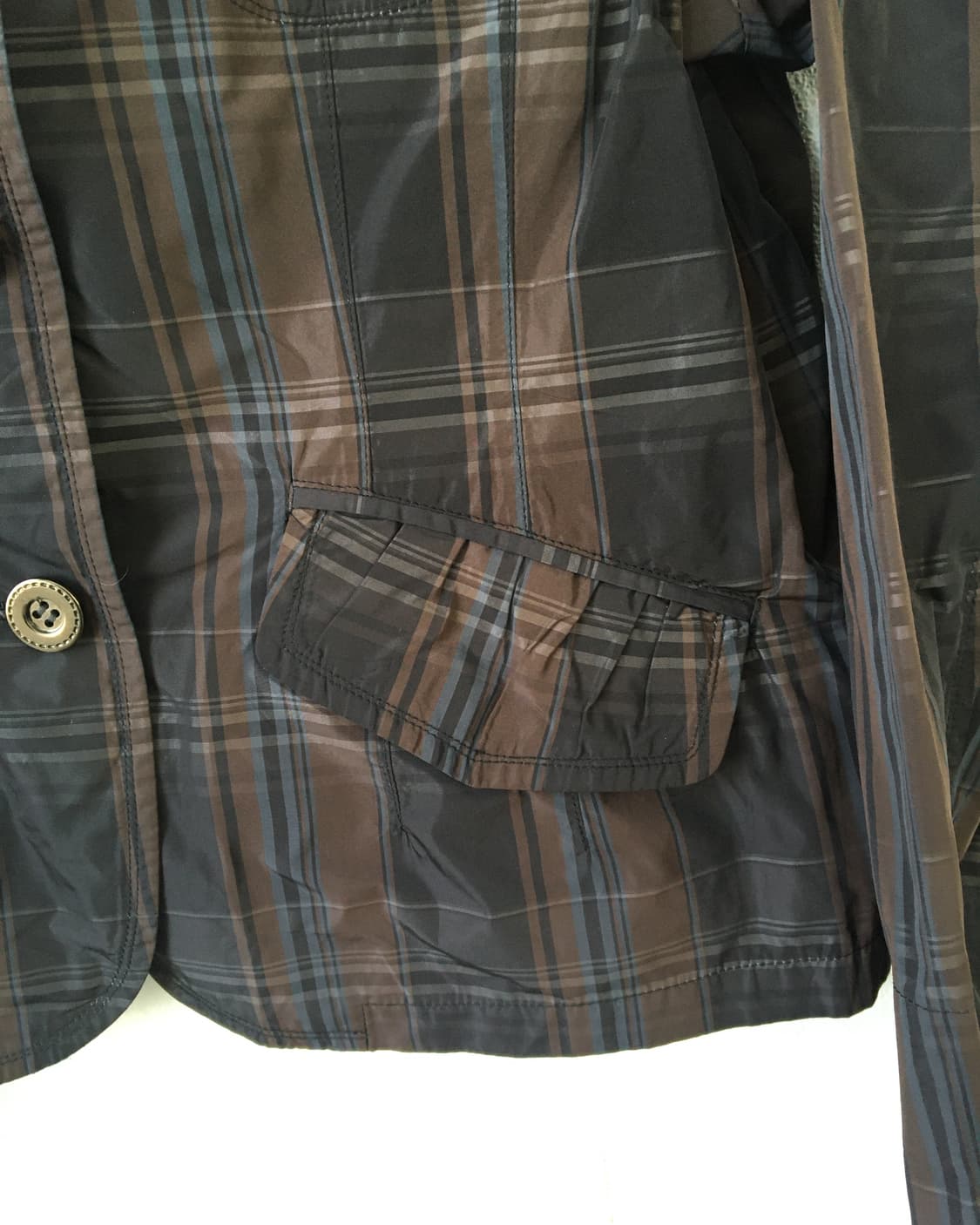 Belted check pattern jacket 상품이미지5