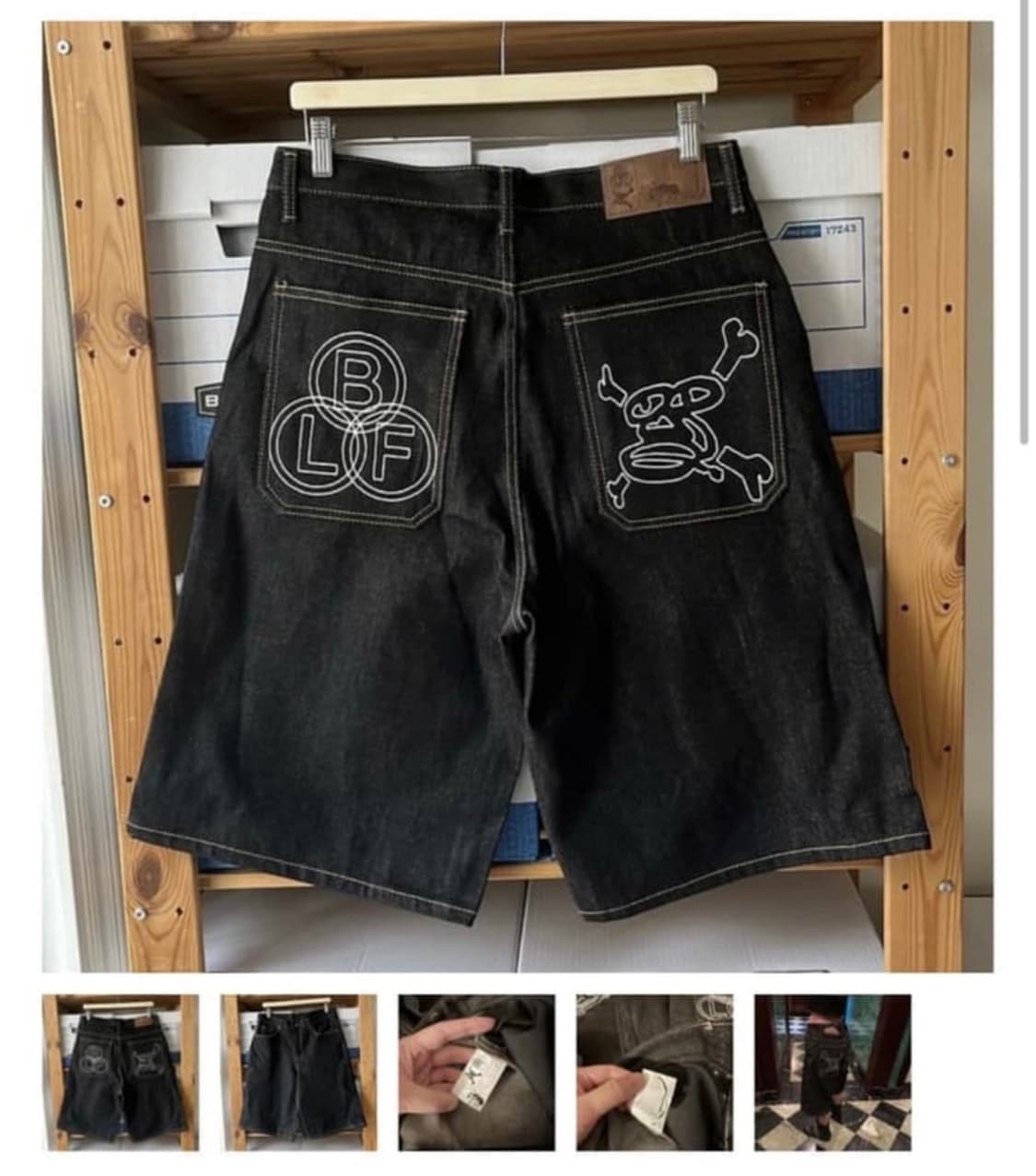 보이롱페이스 BLF denim shorts S 상품이미지1