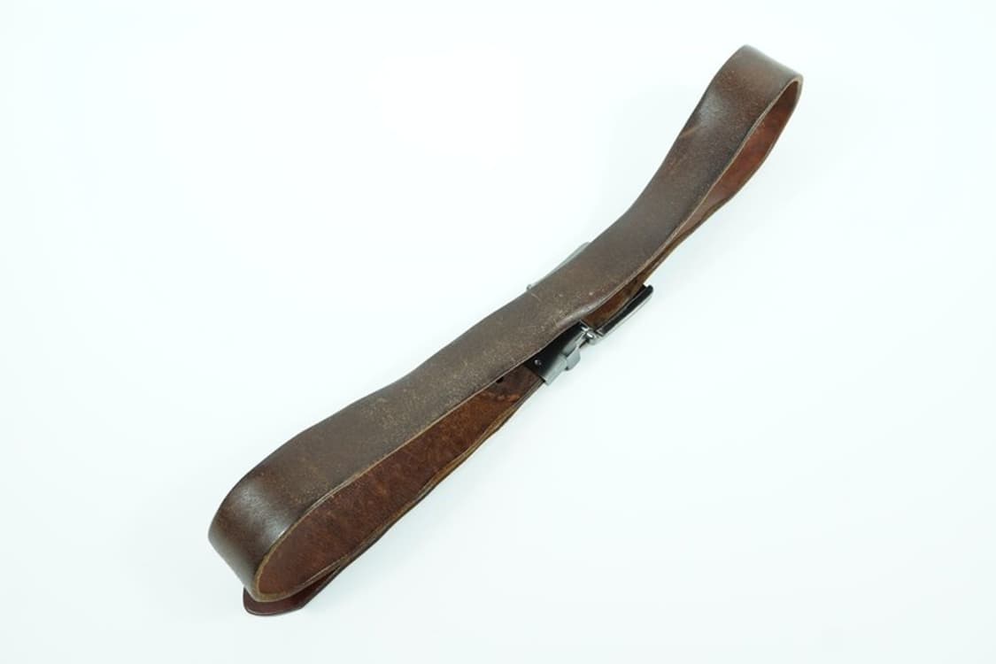 리바이스 빈티지 무드 브라운 통가죽 벨트 상품이미지2