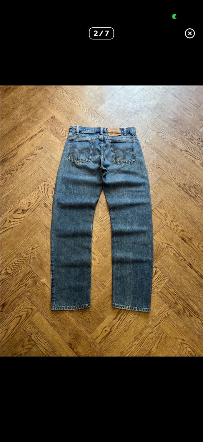 [33] 90's 리바이스 USA 오렌지탭 505 데님 팬 상품이미지2