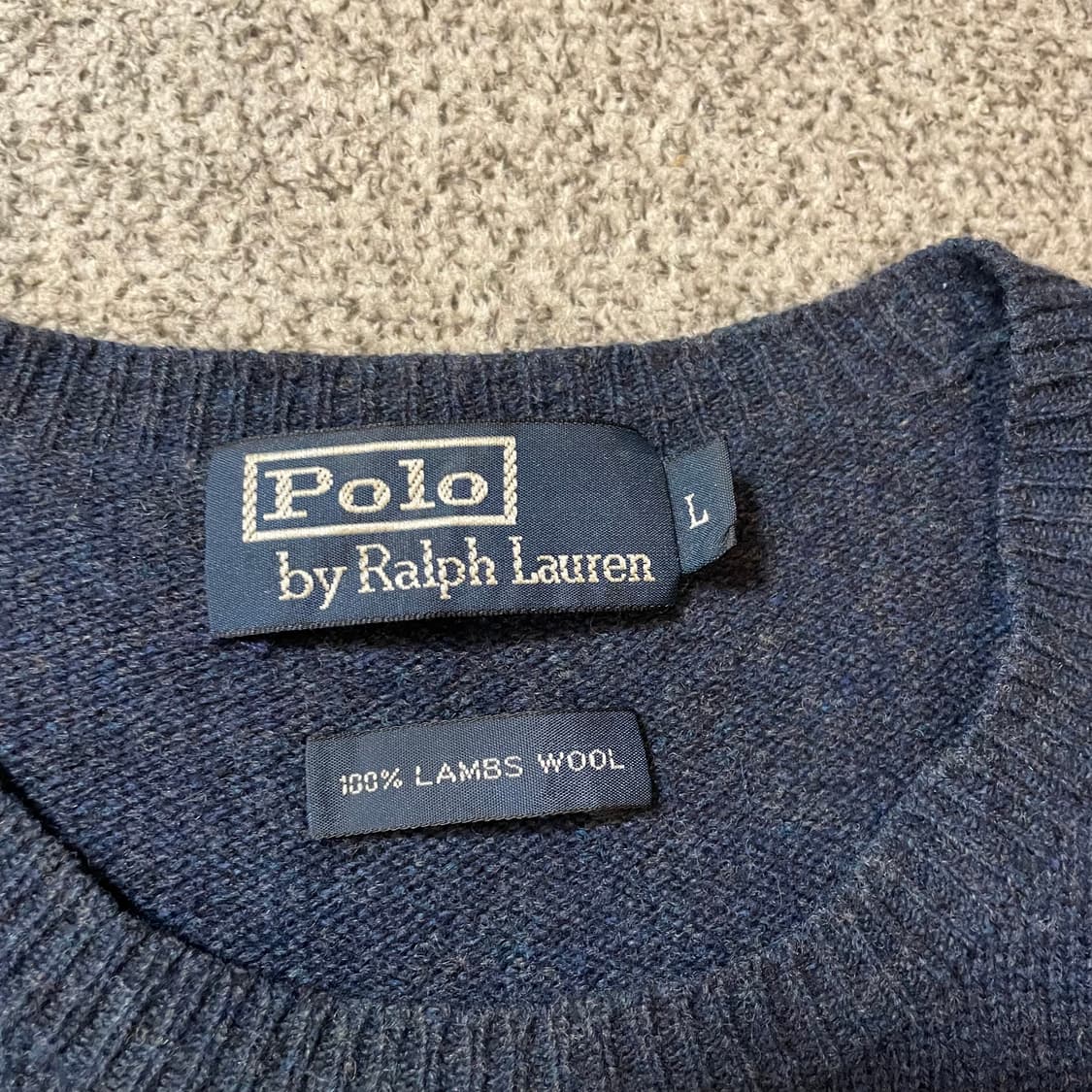 폴로 램스울 니트 상품이미지3